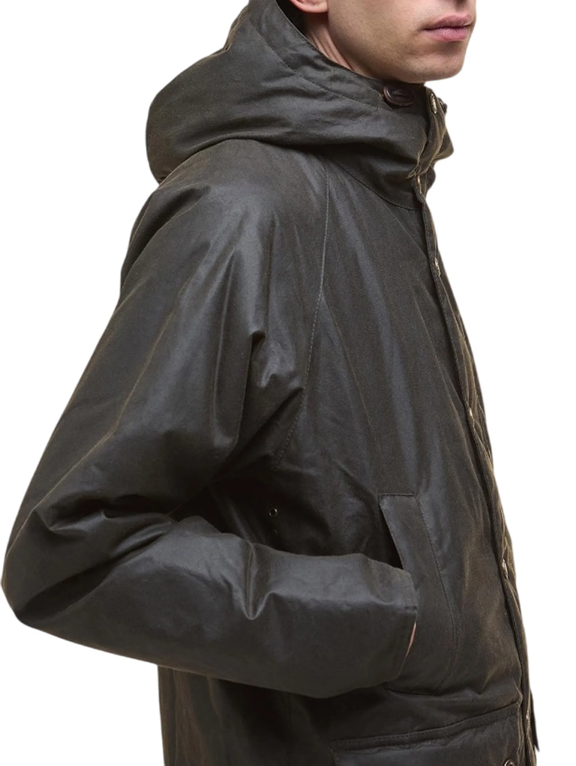 Barbour B'Parka Wax Bedale ' Olive Mwx2494 160879