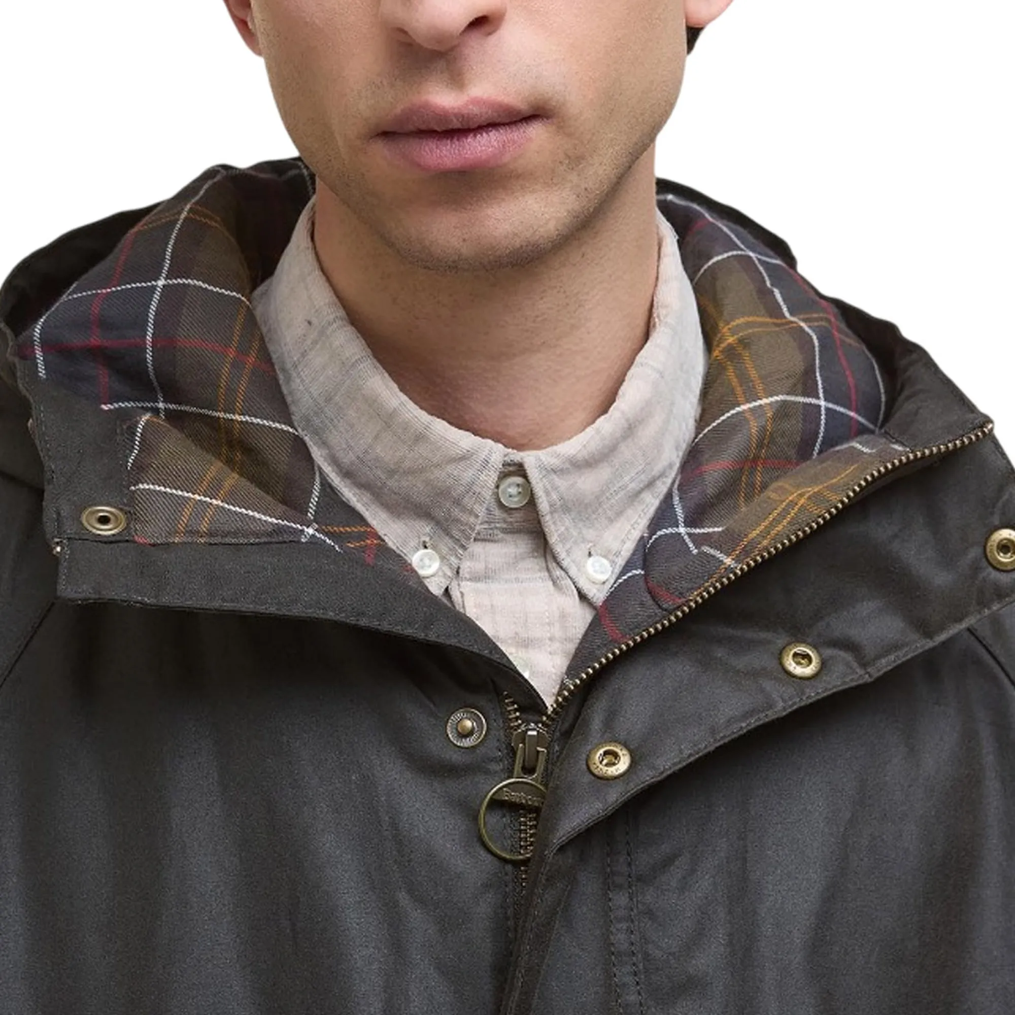 Barbour B'Parka Wax Bedale ' Olive Mwx2494 160880