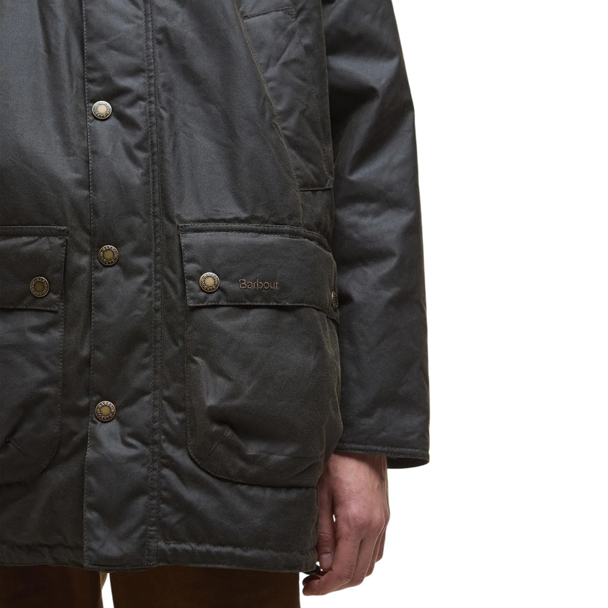 Barbour B'Parka Wax Bedale ' Olive Mwx2494 160886
