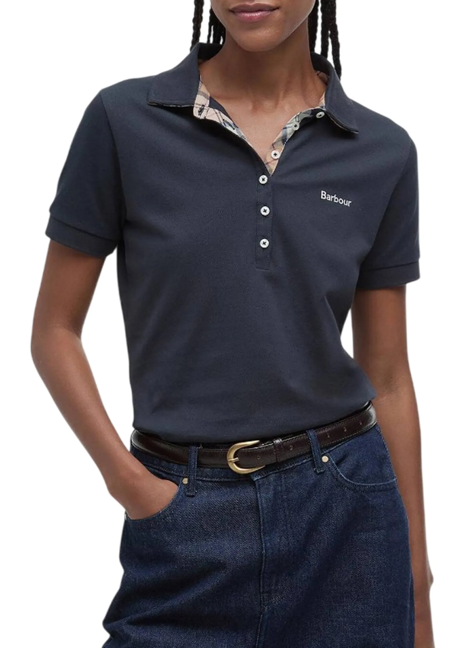 Barbour Polo Portsdown Blu Lml0634 176299