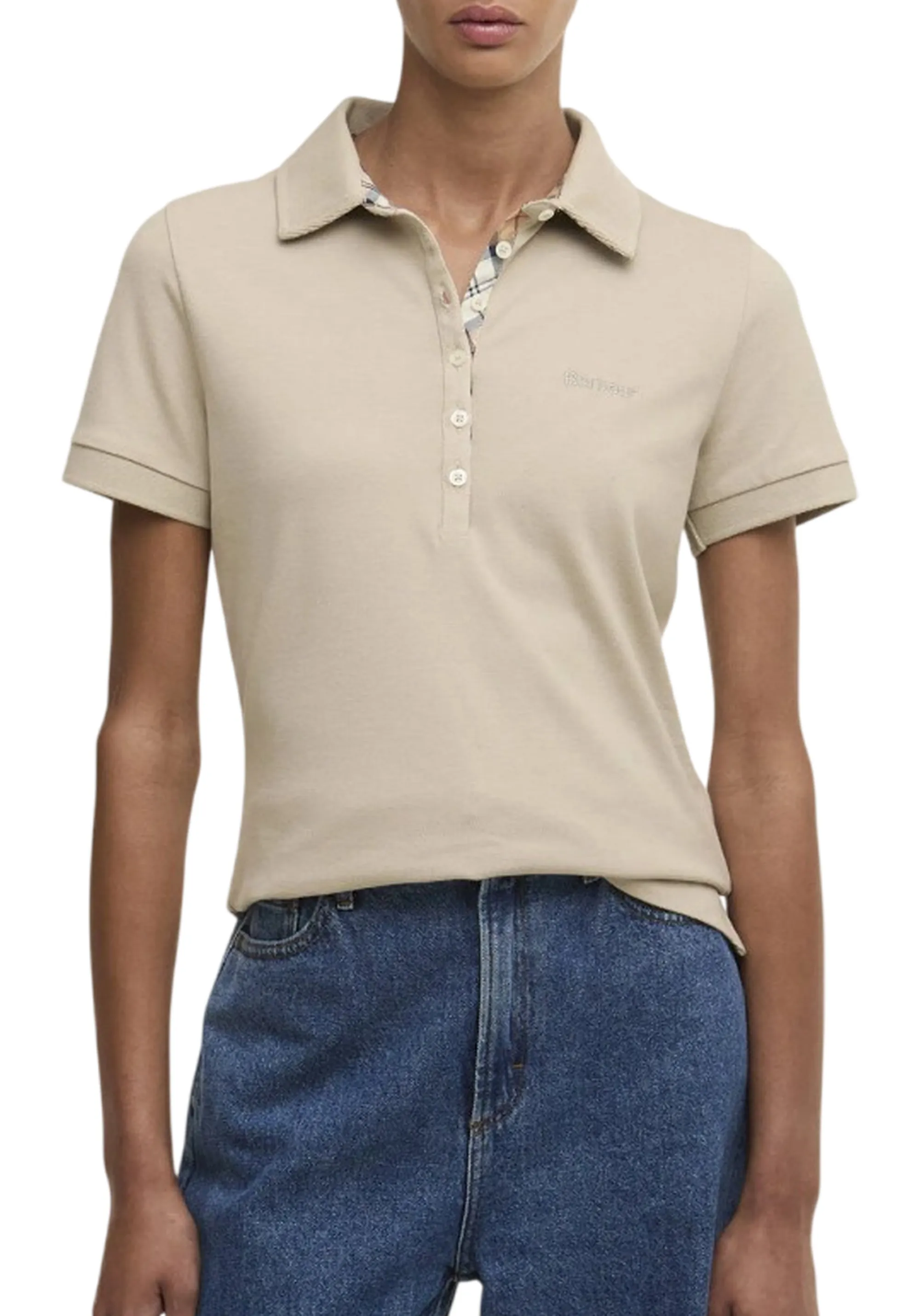 Barbour B'Polo Portsdown' Sand Lml0634 176295