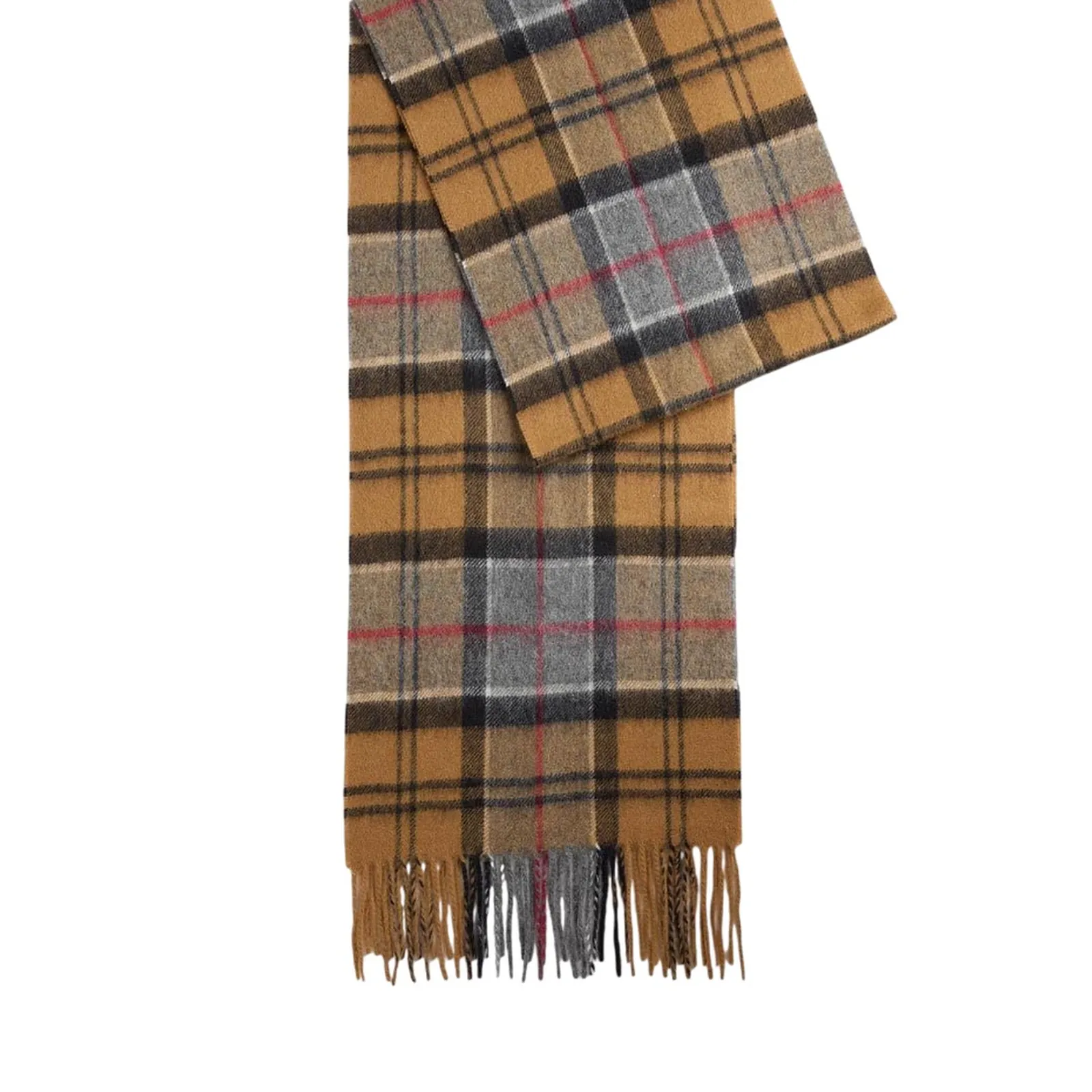 Barbour Sciarpa Cashmere Tartan Beige Usc0002 196726