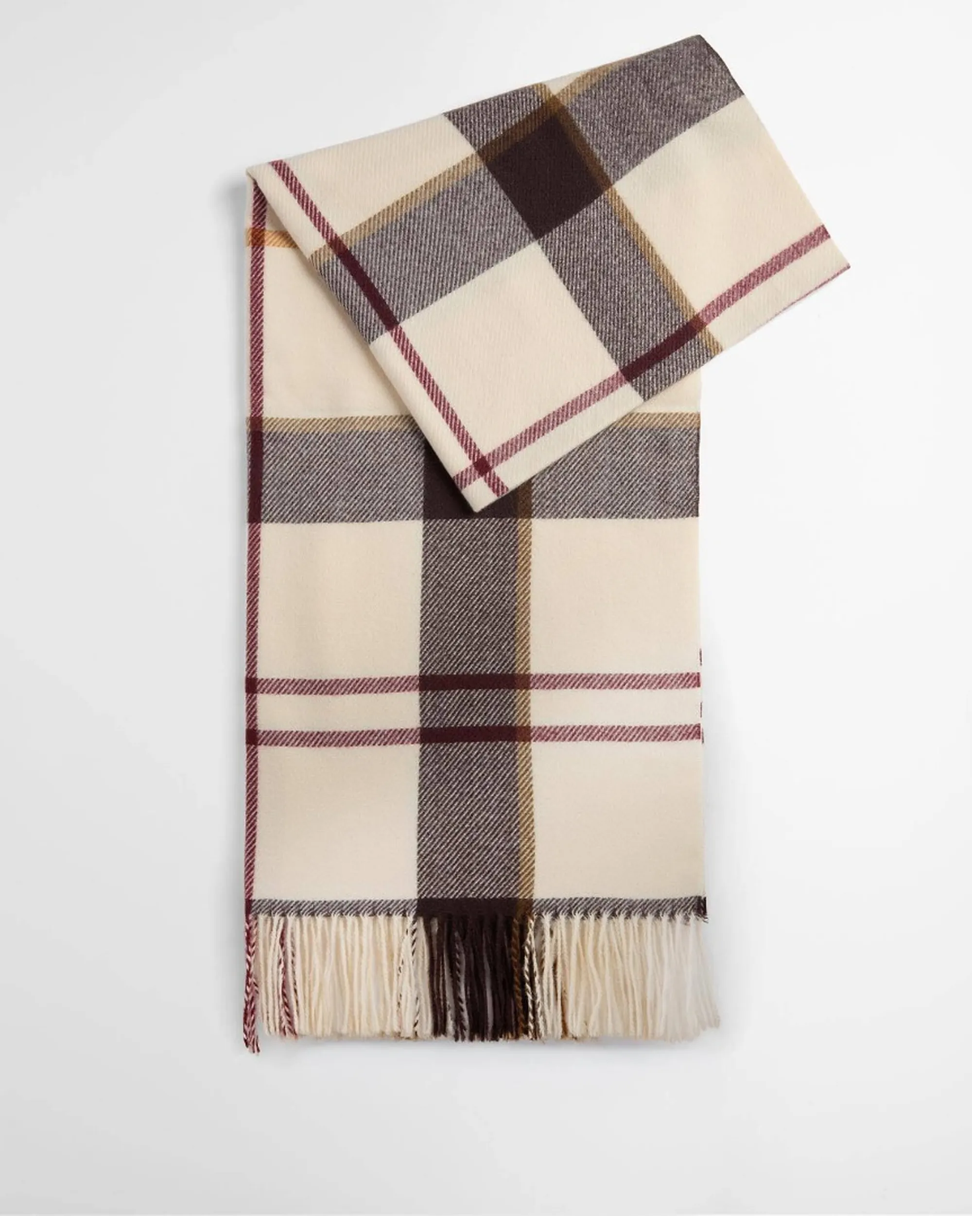 Barbour B'Harriet Tartan Scarf ' Cream Lcs0494 186773