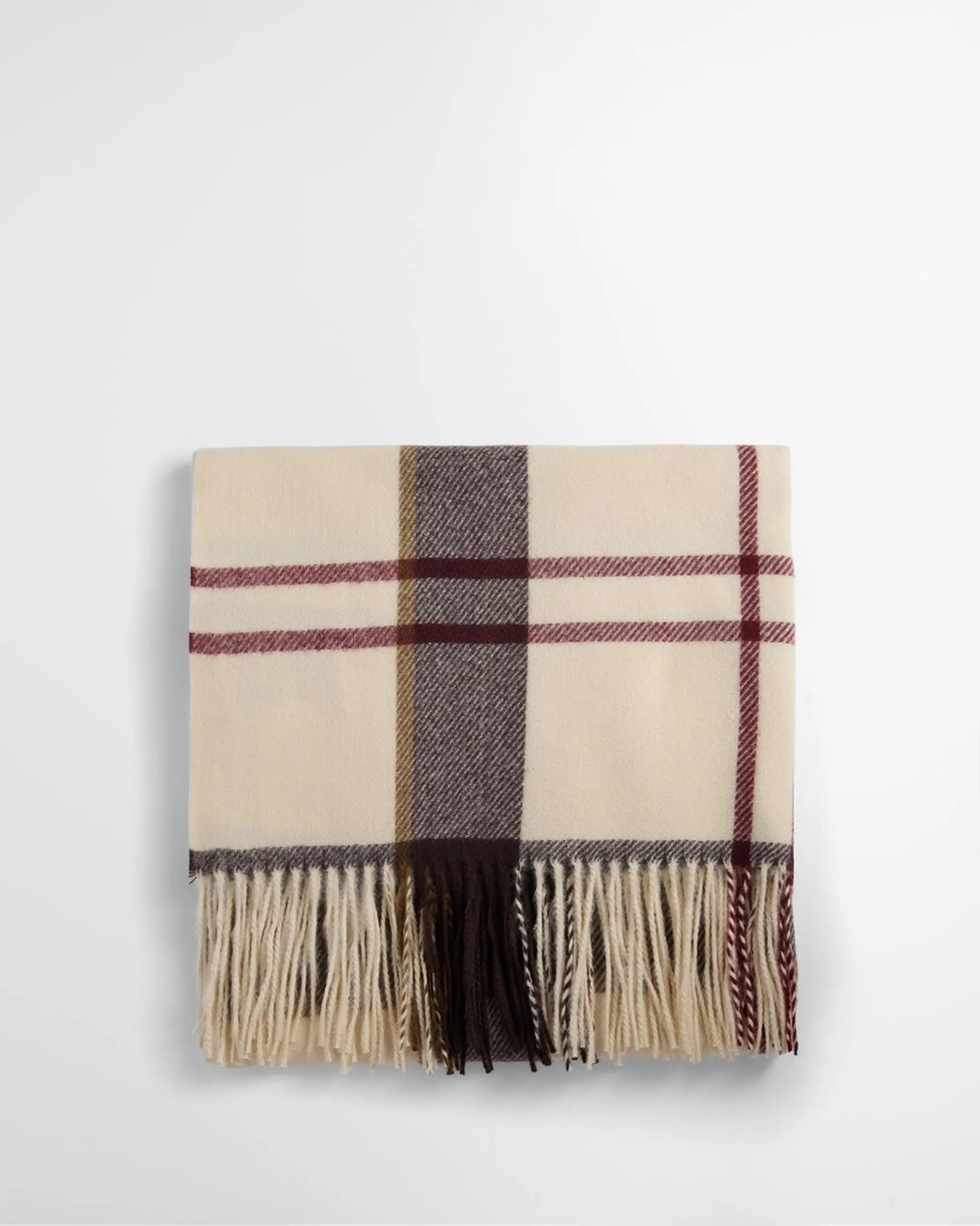 Barbour B'Harriet Tartan Scarf ' Cream Lcs0494 186774