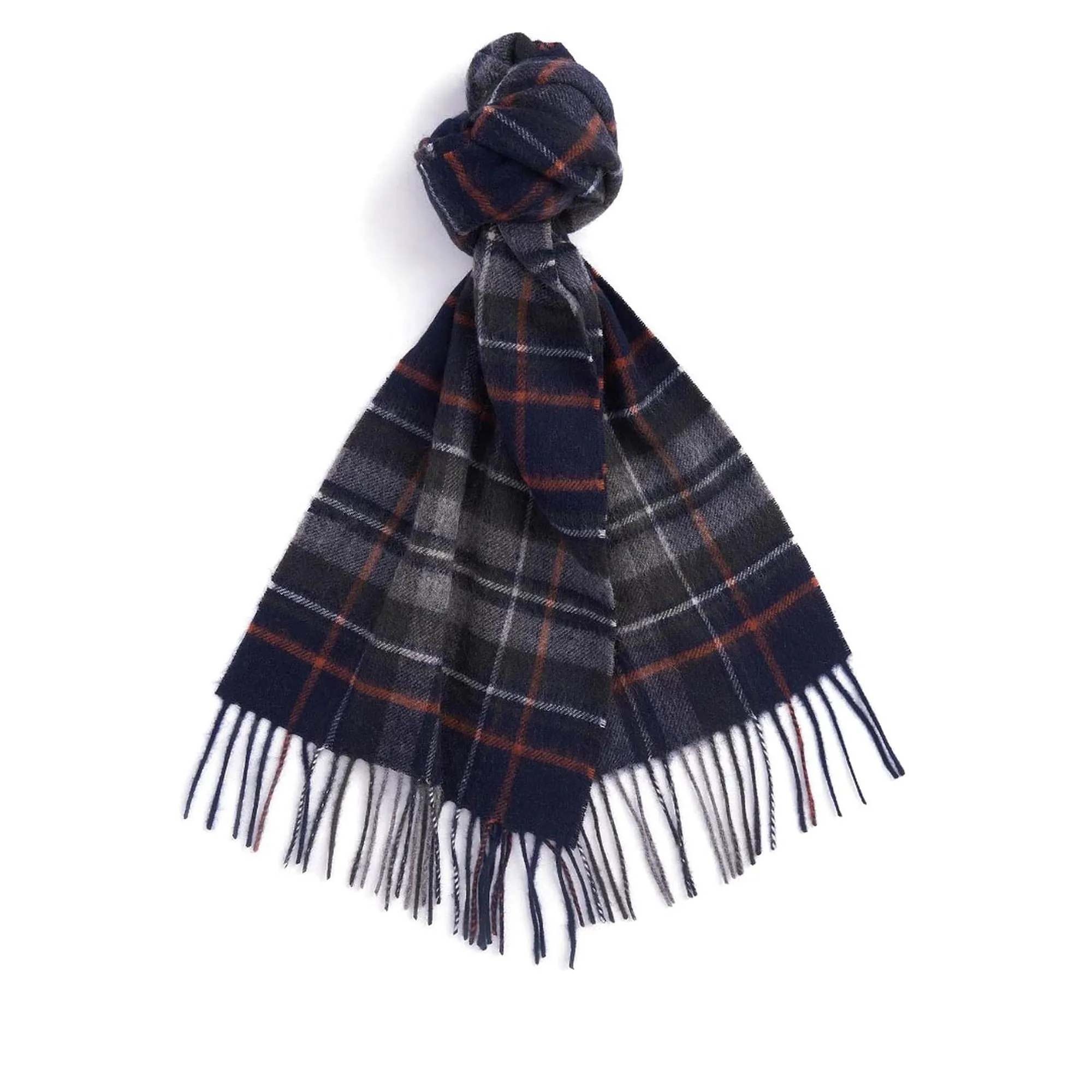 Barbour B'New Check Tartan Scarf' Blu Usc0137 158873