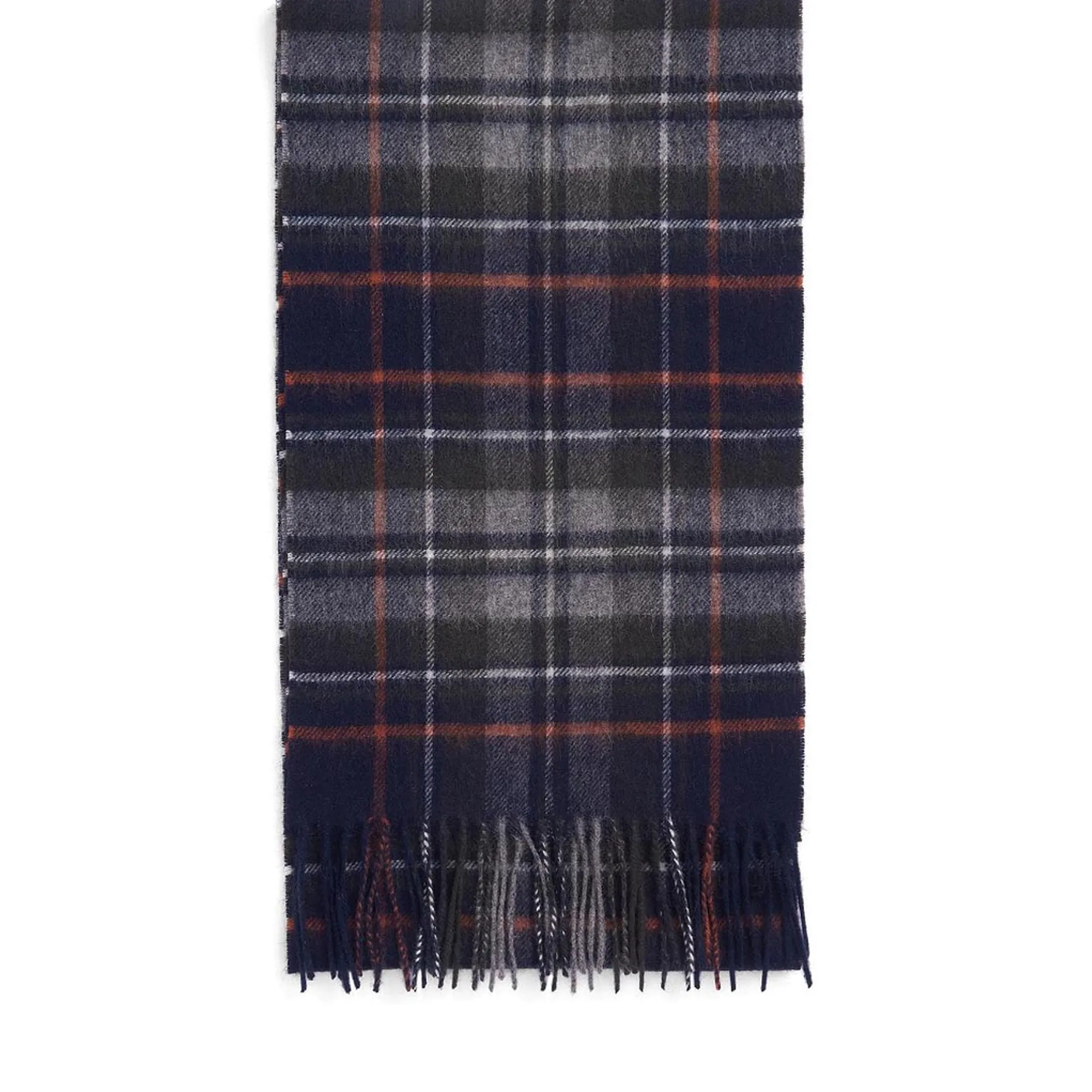 Barbour B'New Check Tartan Scarf' Blu Usc0137 158875