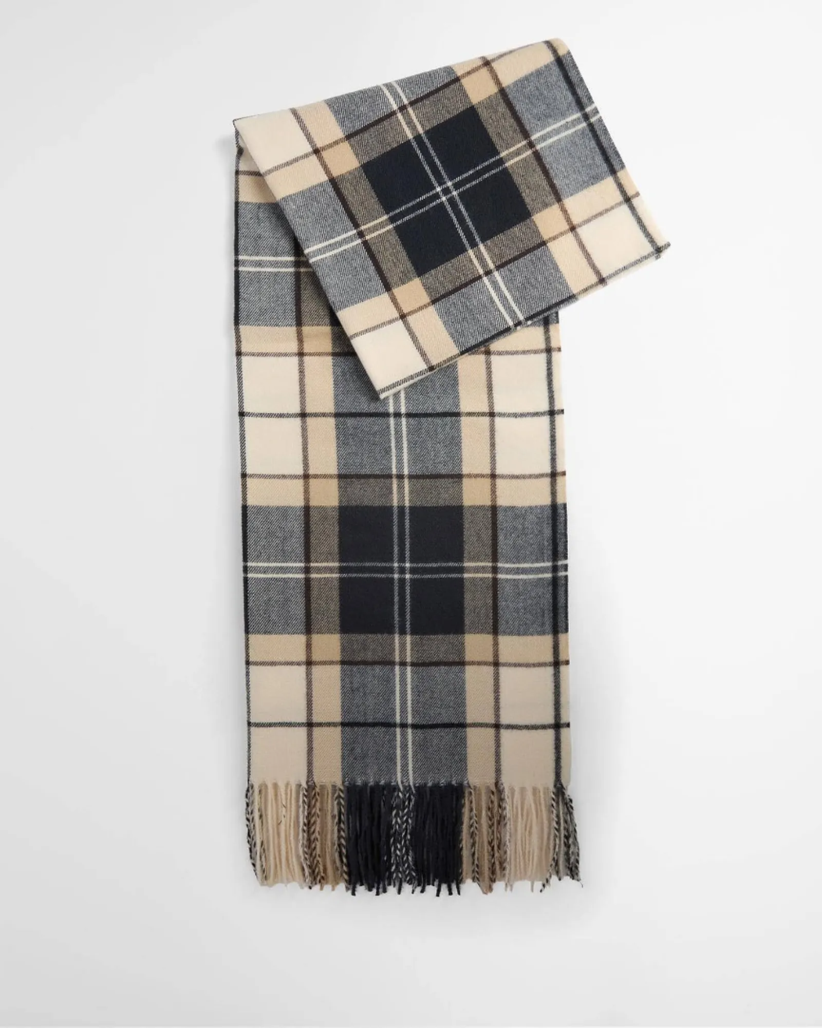 Barbour Sciarpa Stanway Crema Lsc0426 187452