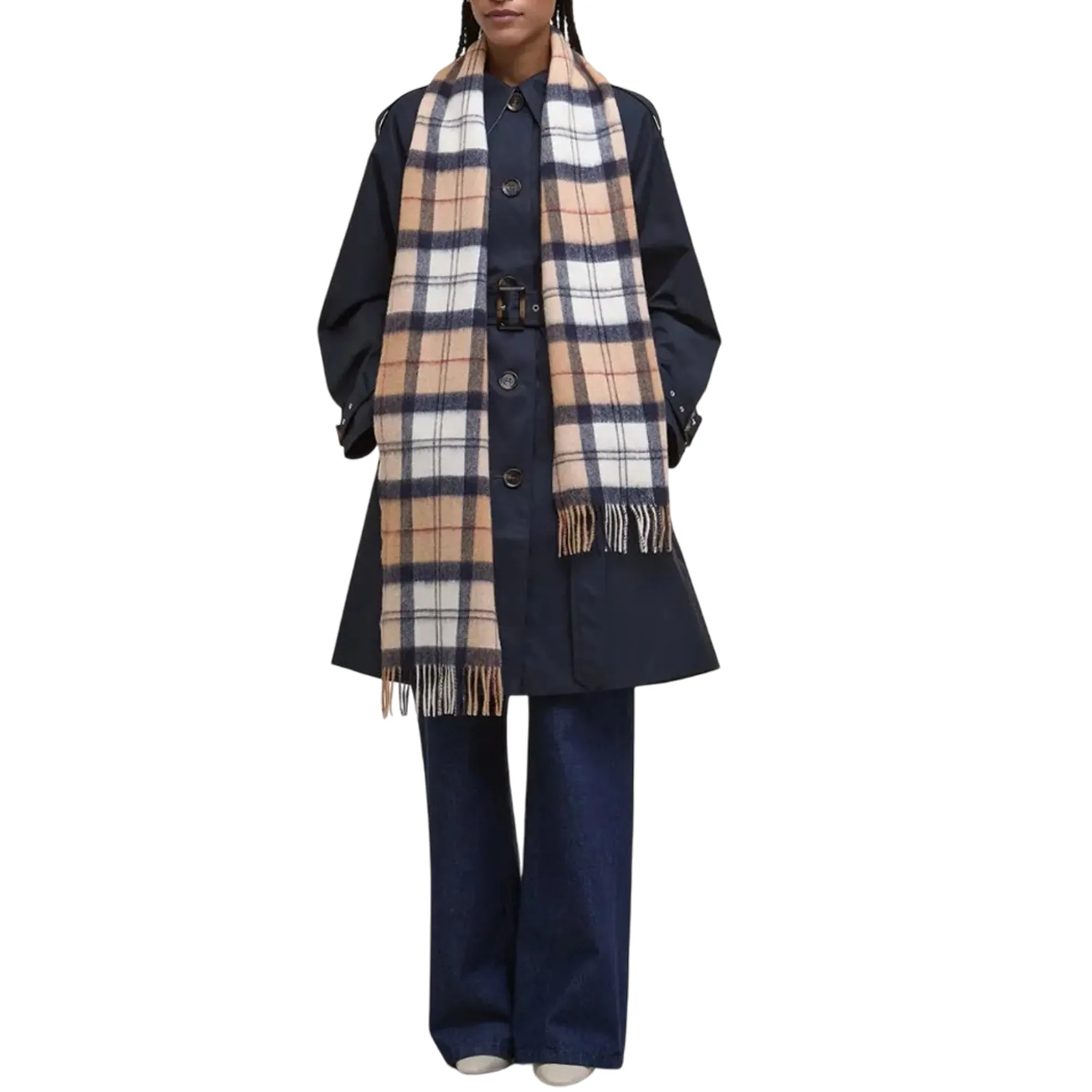 Barbour Sciarpa Tartan Beige Lsc0129 158834