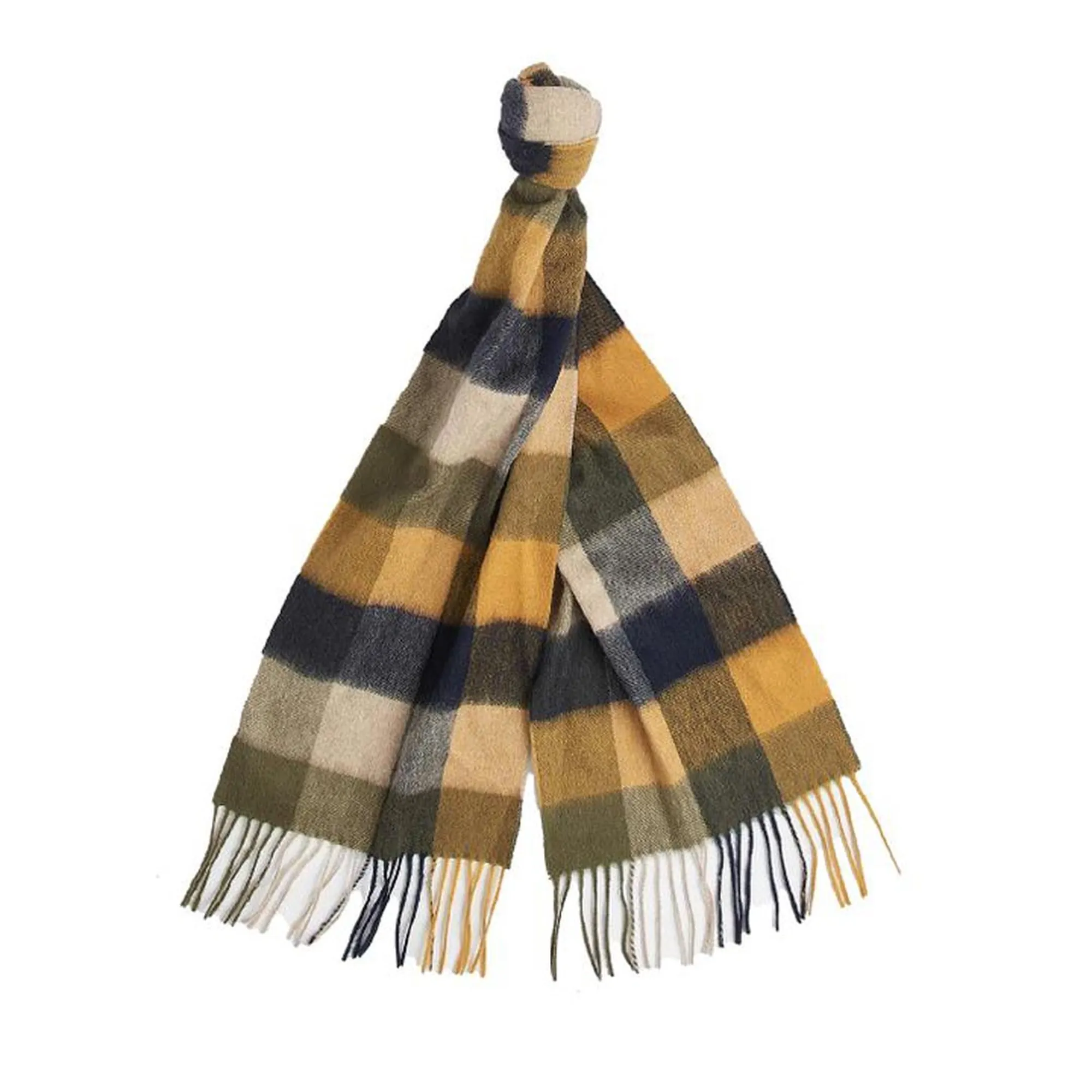 Barbour B'Tattersall Scarf' Beige Usc0005 158746