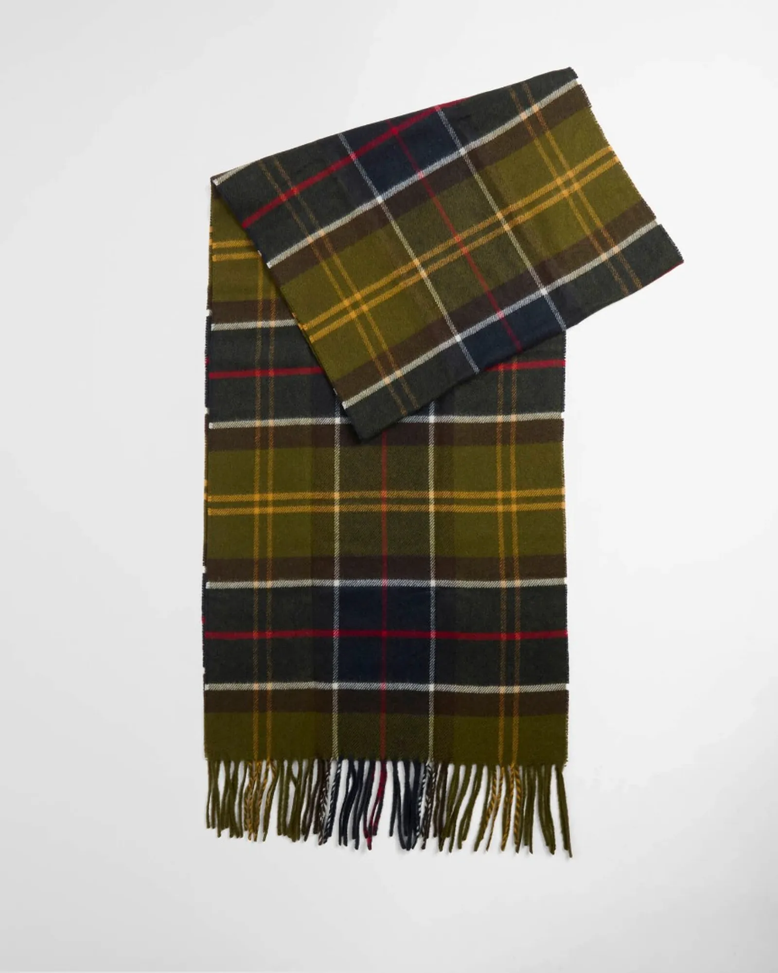 Barbour Sciarpa Yaxley Tartan Verde Usc0324 187243