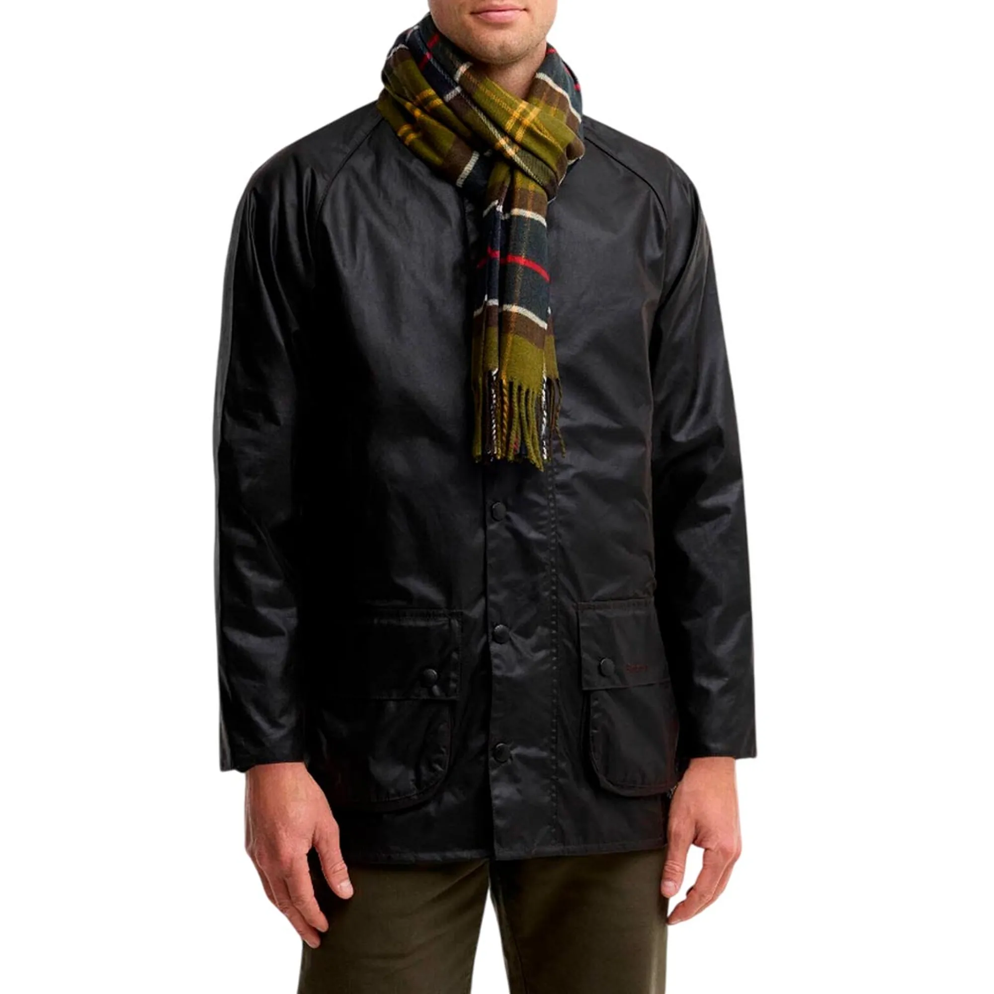 Barbour Sciarpa Yaxley Tartan Verde Usc0324 187663