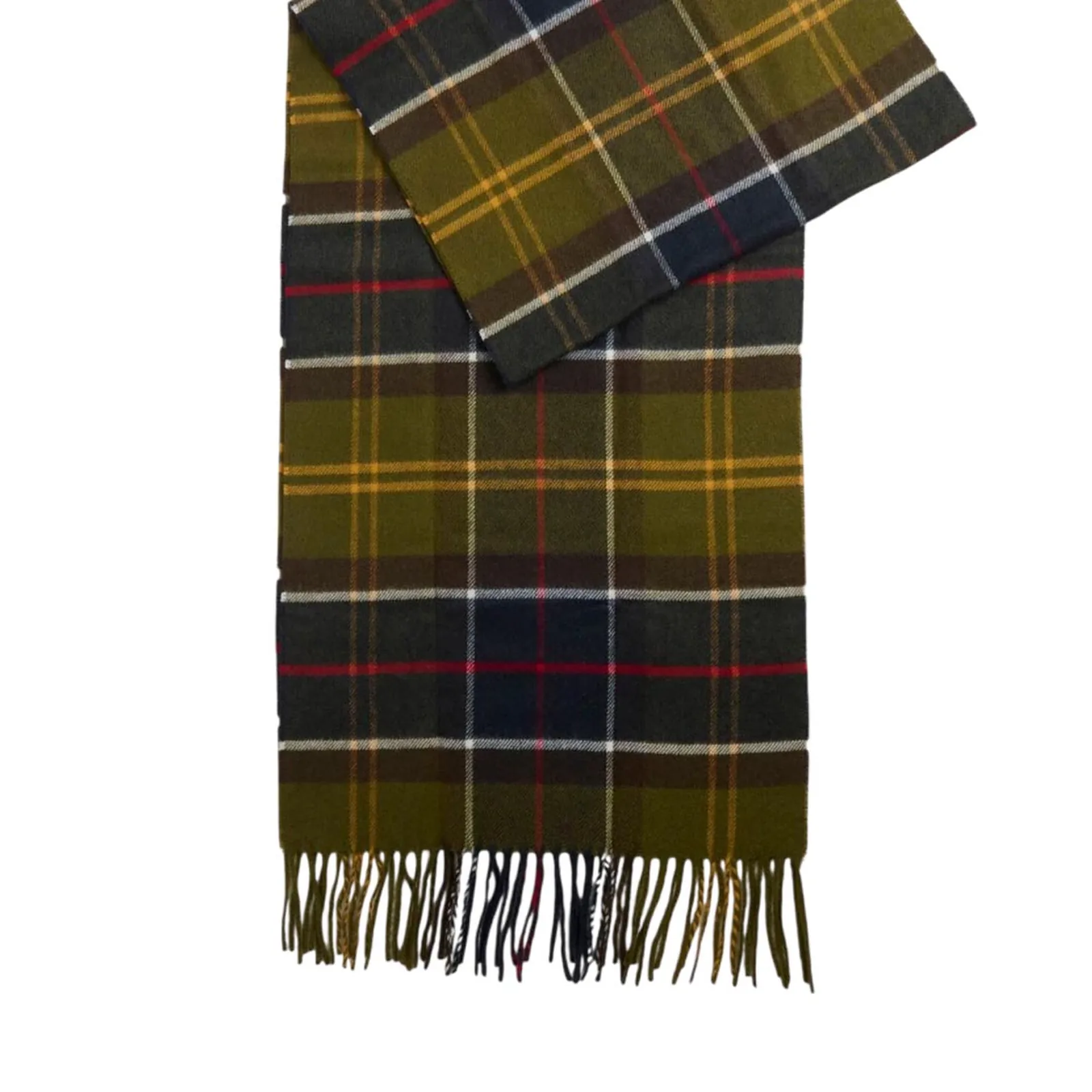 Barbour Sciarpa Yaxley Tartan Verde Usc0324 187664