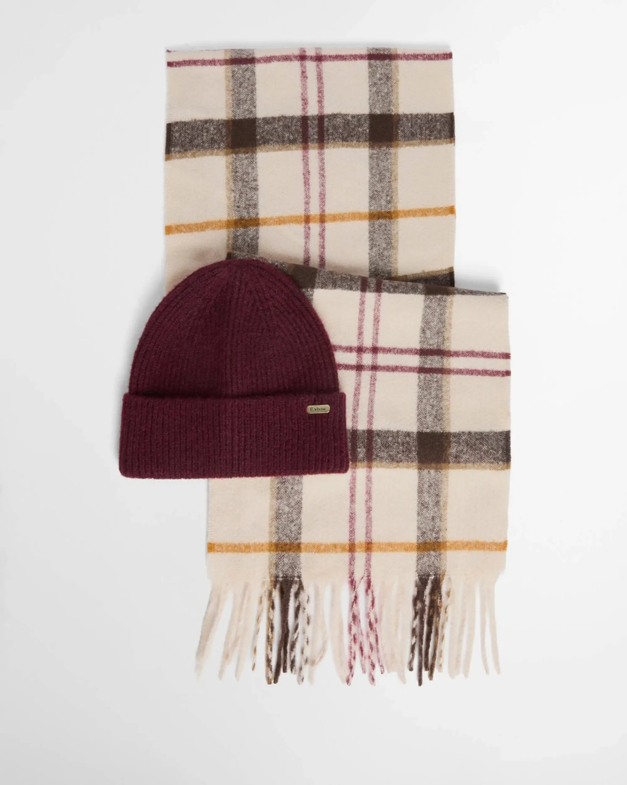 Barbour B'Olivia Hat And Scarf Set' Bordeaux Lgs0107 186769