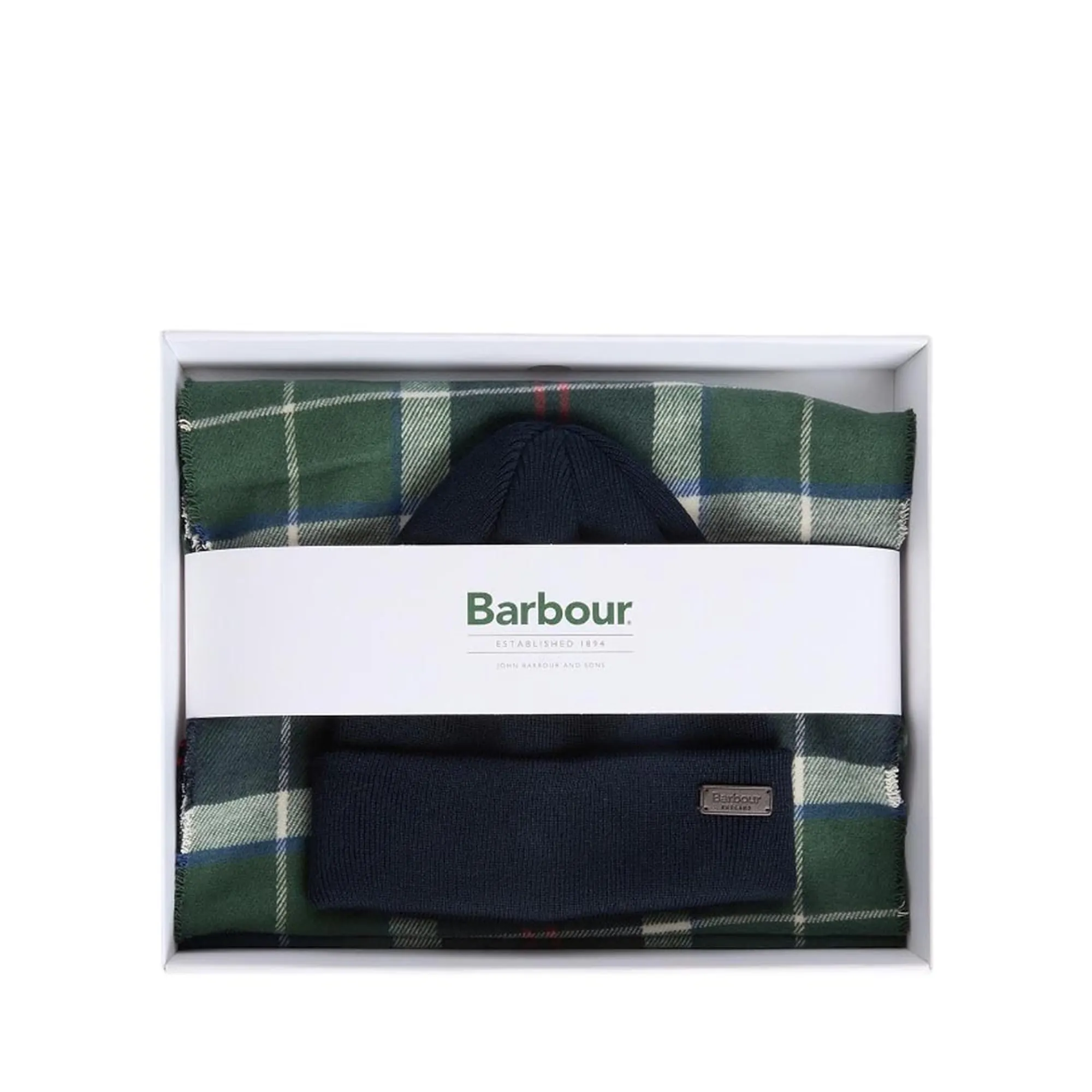 Barbour B'Set With Swinton Hat And Galingale Scarf' Blu Mgs0079 196742