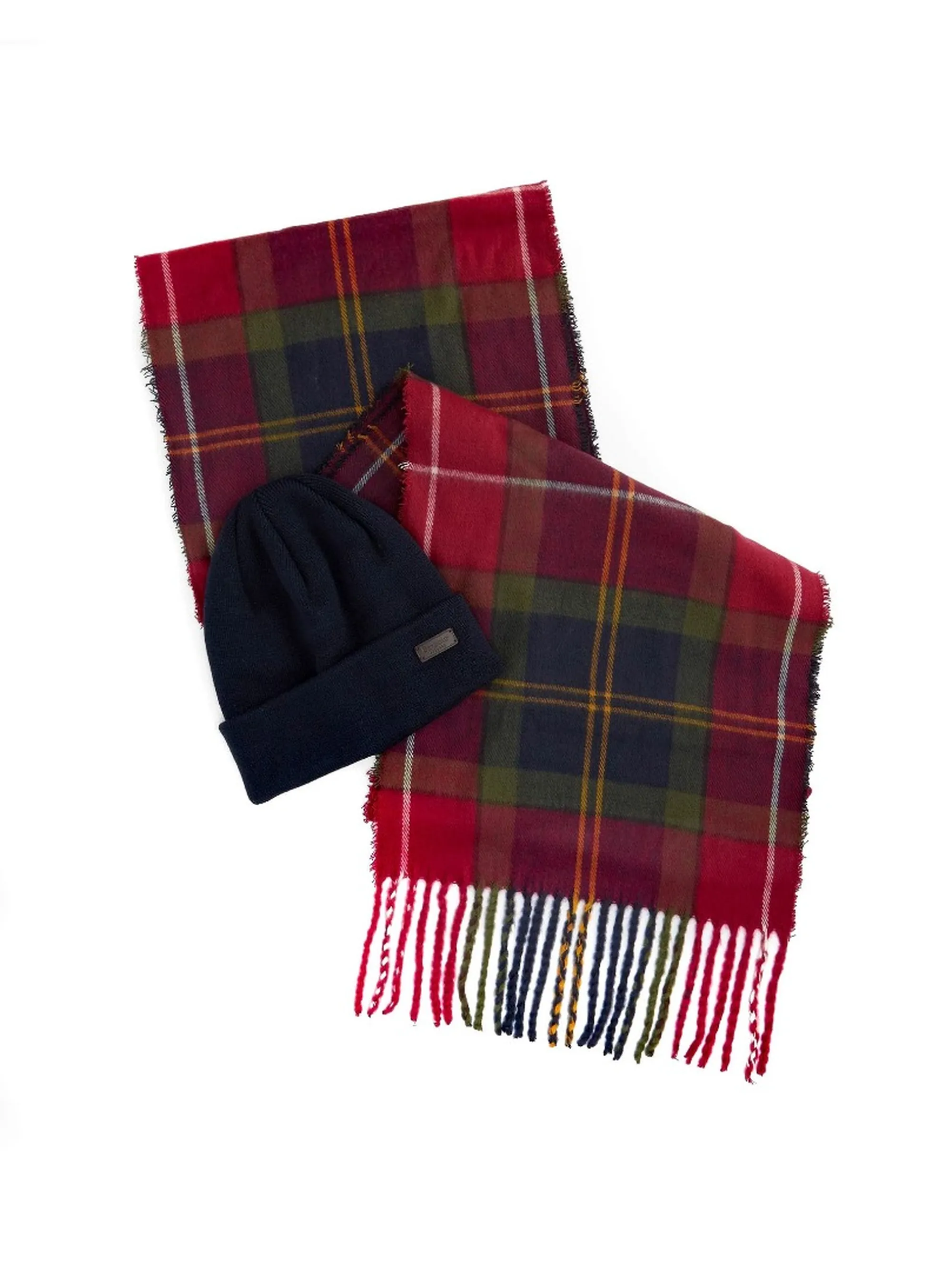 Barbour B'Set With Swinton Hat And Galingale Scarf' Red Mgs0079 158303