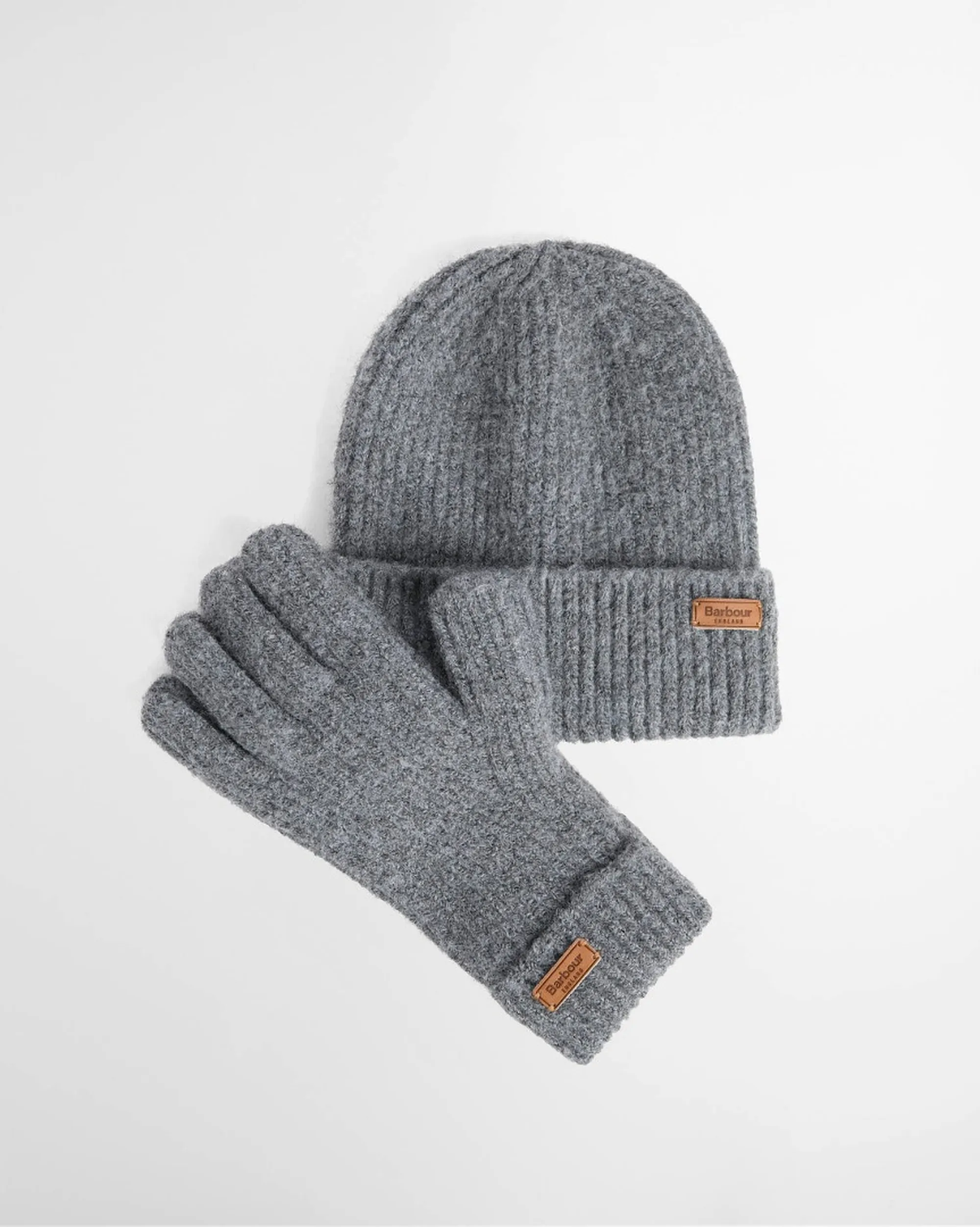 Barbour B'Pendle Hat And Gloves Set' Grey Lgs0108 186758