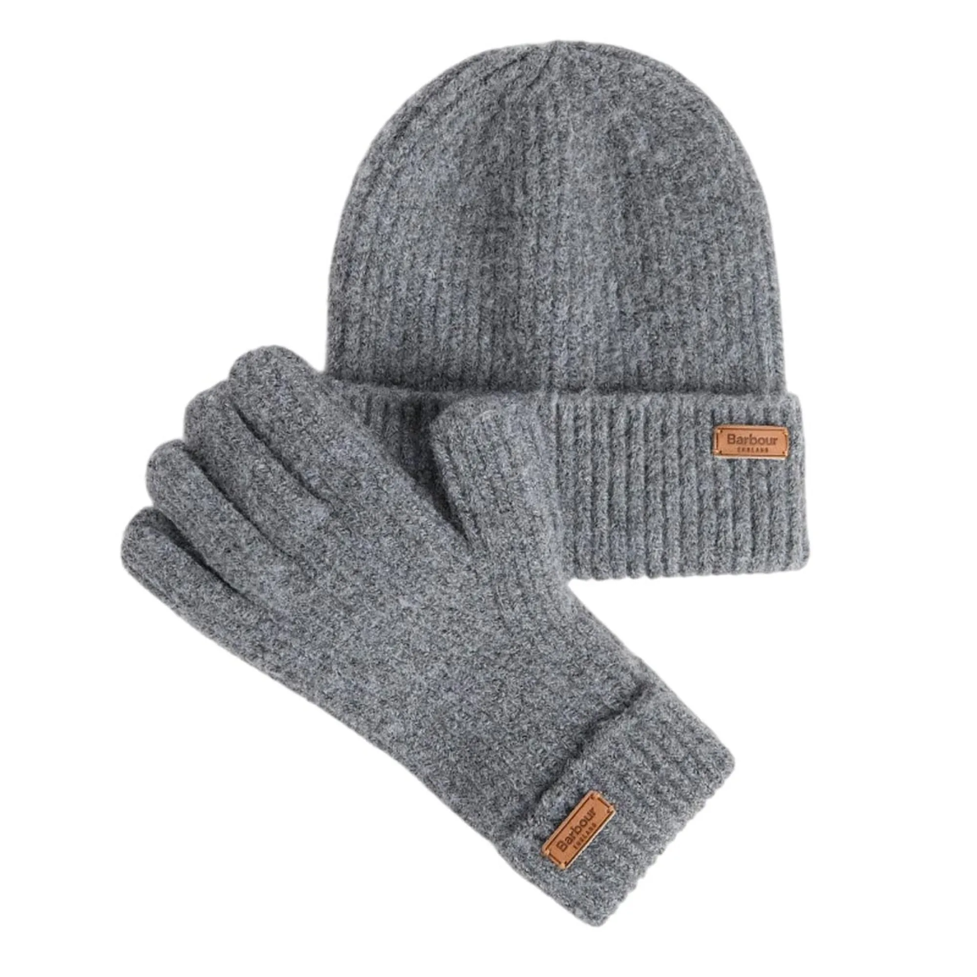Barbour B'Pendle Hat And Gloves Set' Grey Lgs0108 194903