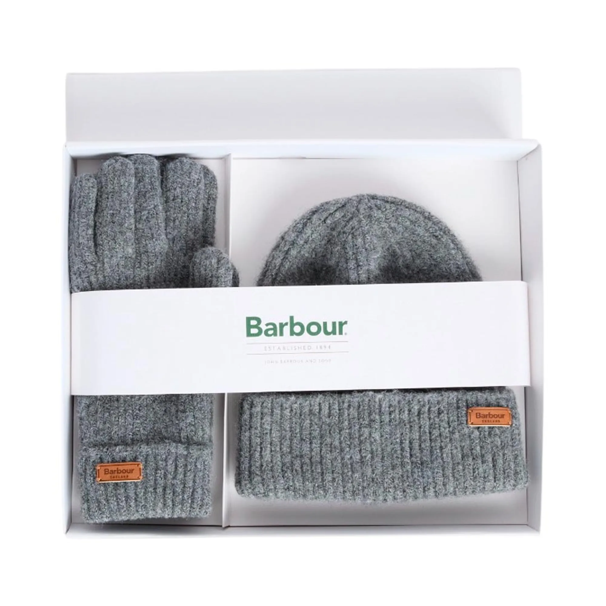 Barbour B'Pendle Hat And Gloves Set' Grey Lgs0108 194904