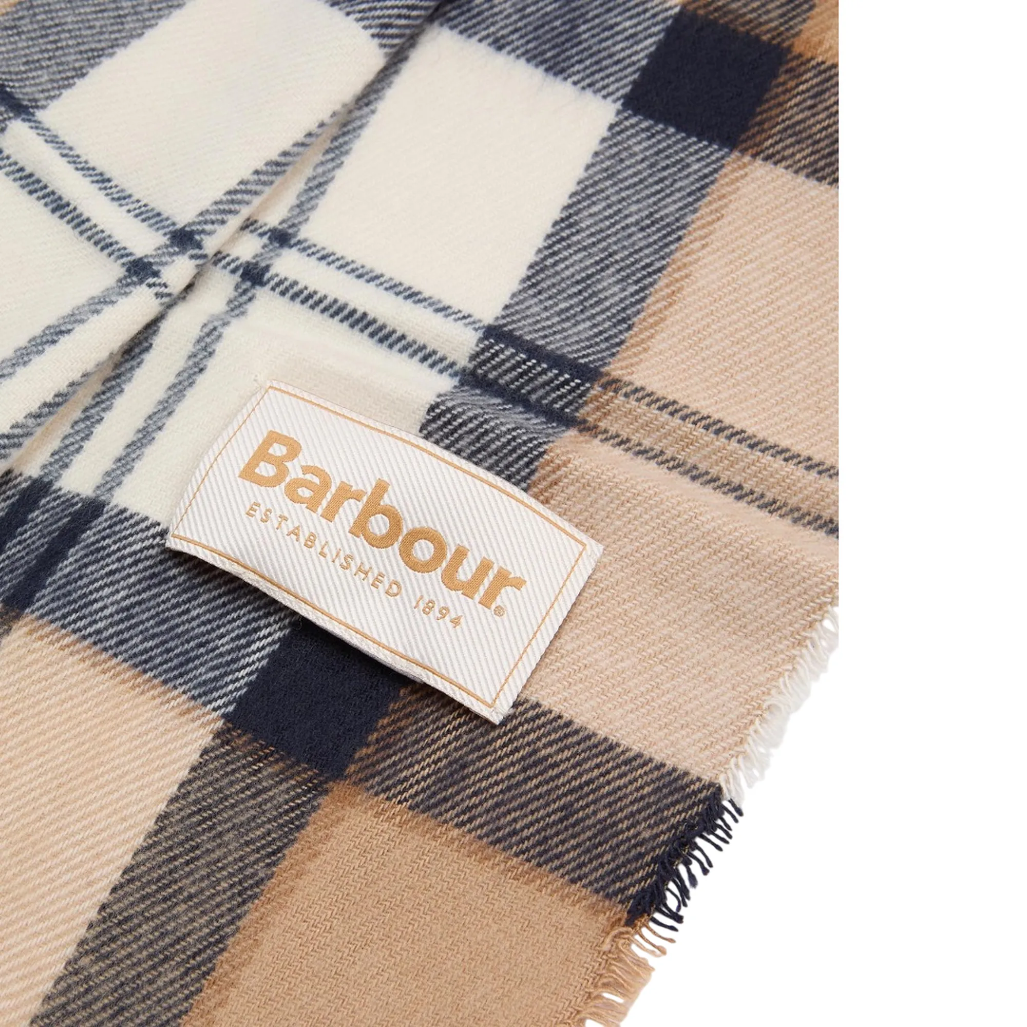 Barbour B'Scarf + Dover Hat Set' Camel Lgs0054 158860