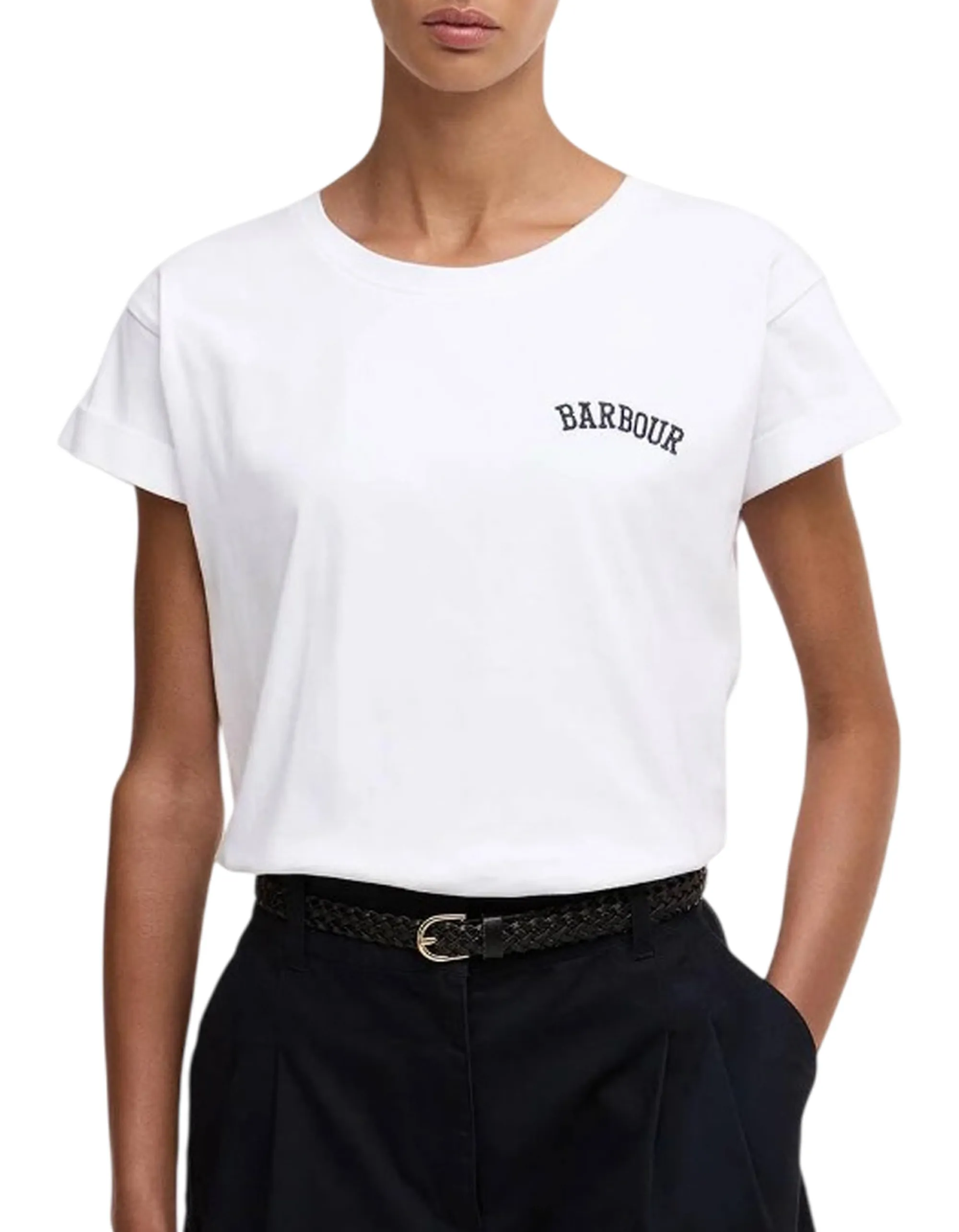 Barbour B'T-Shirt Bede' White Lts0718 176221