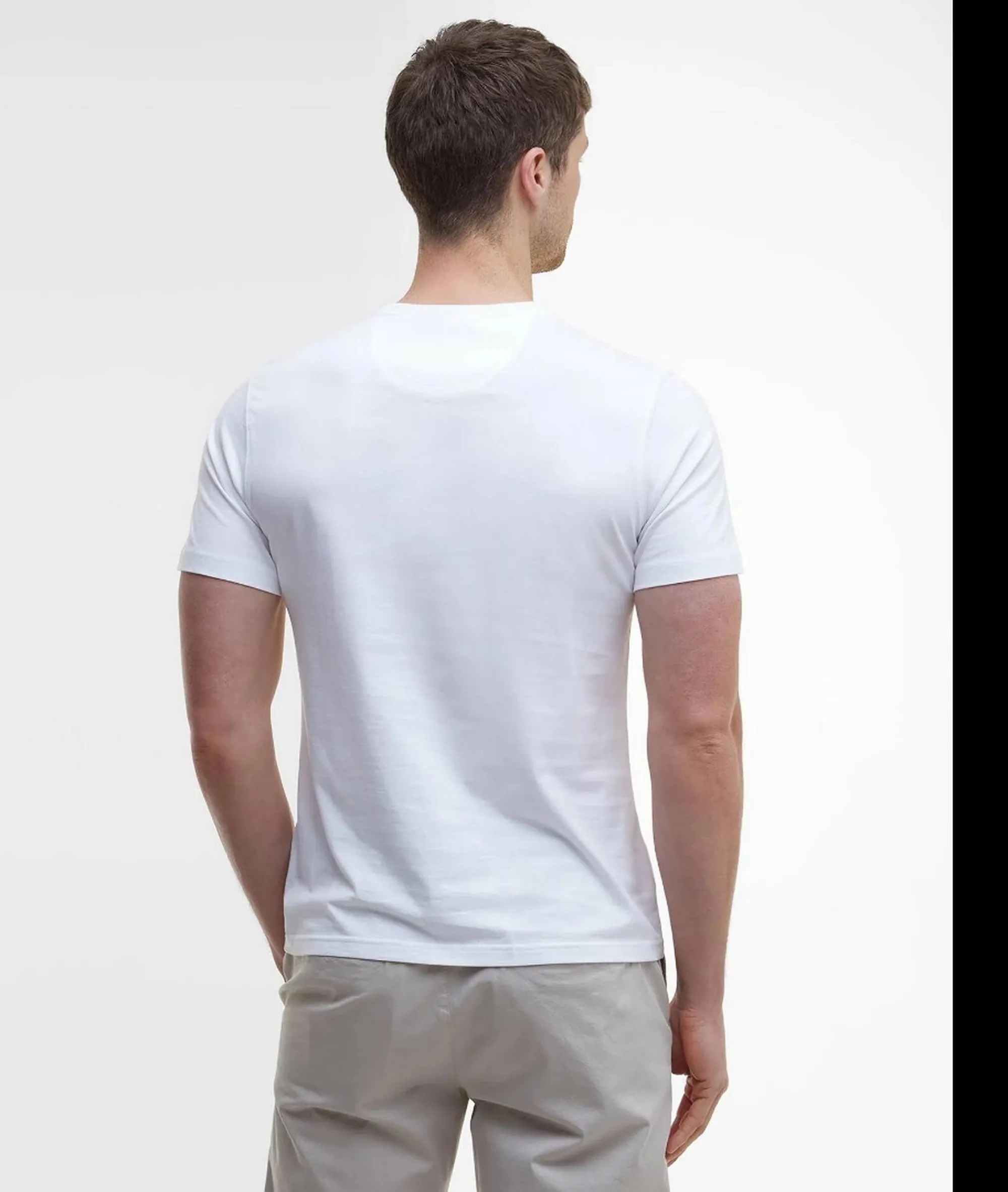 Barbour T-Shirt Essential Bianco Mts0331 176110