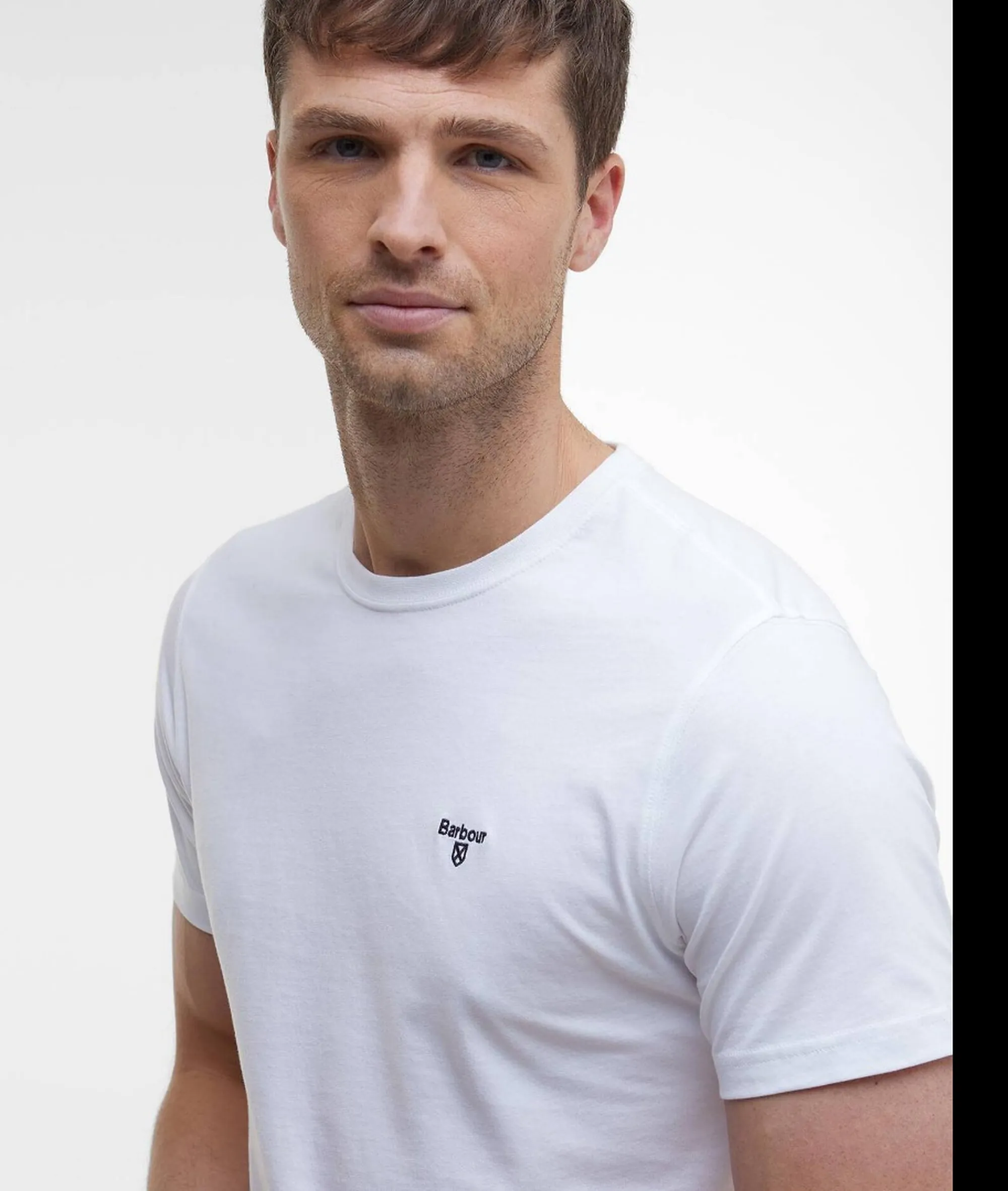 Barbour T-Shirt Essential Bianco Mts0331 176111
