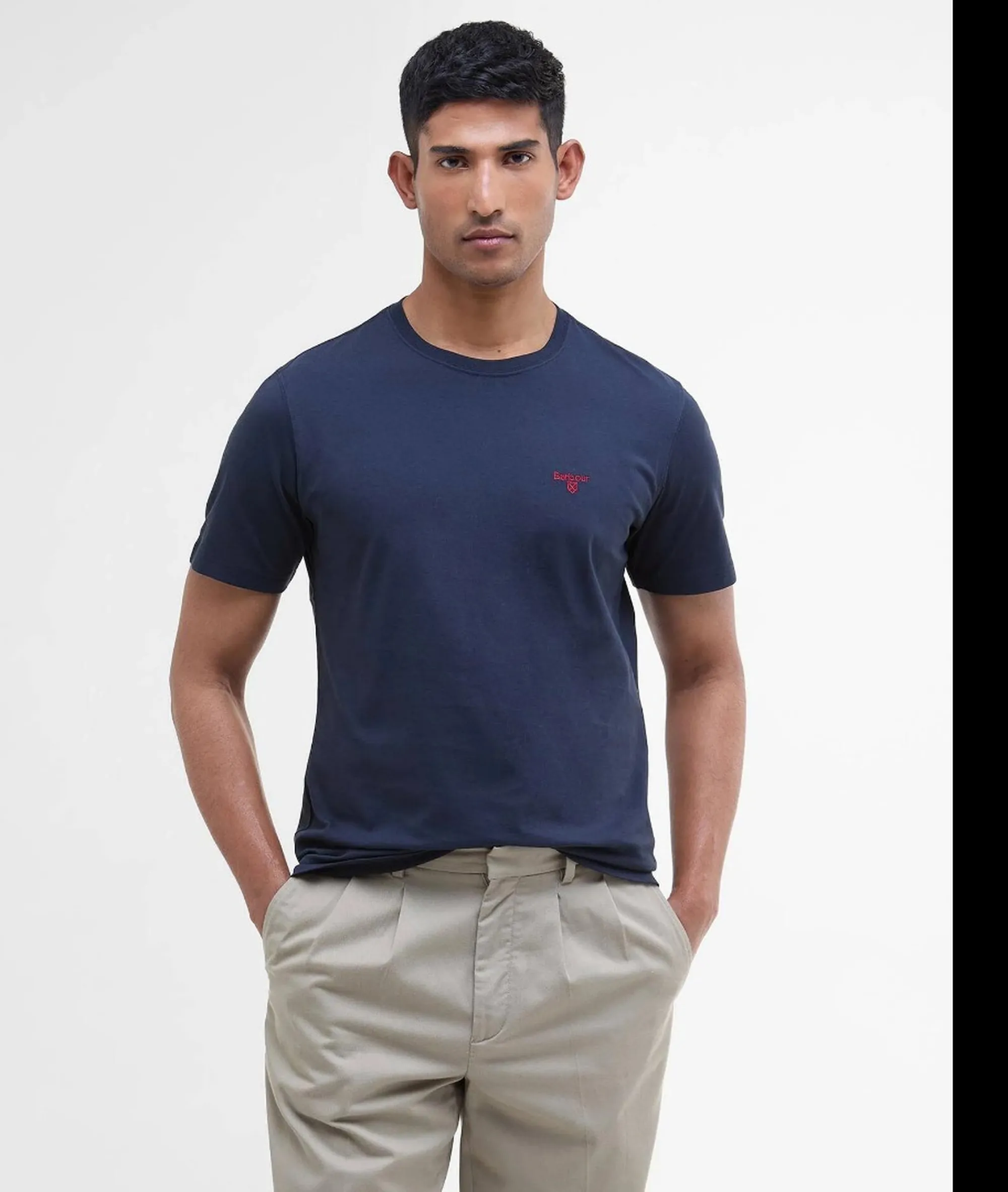 Barbour T-Shirt Essential Blu Mts0331 176102