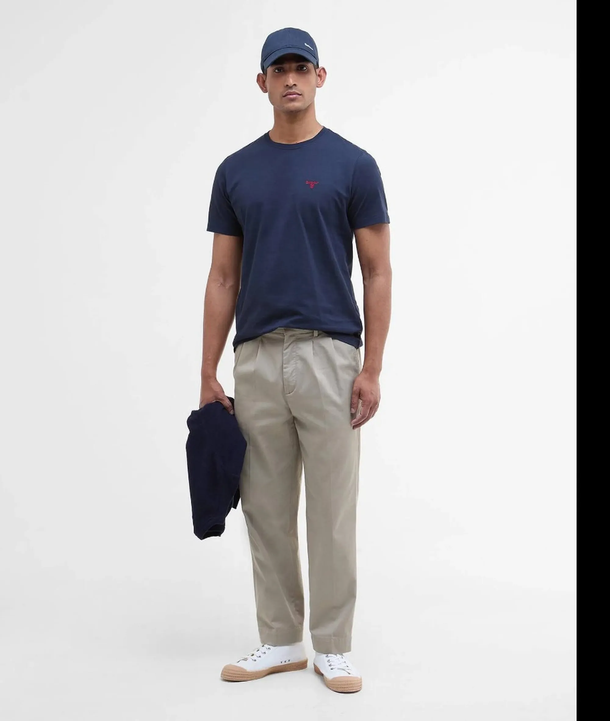 Barbour T-Shirt Essential Blu Mts0331 176104