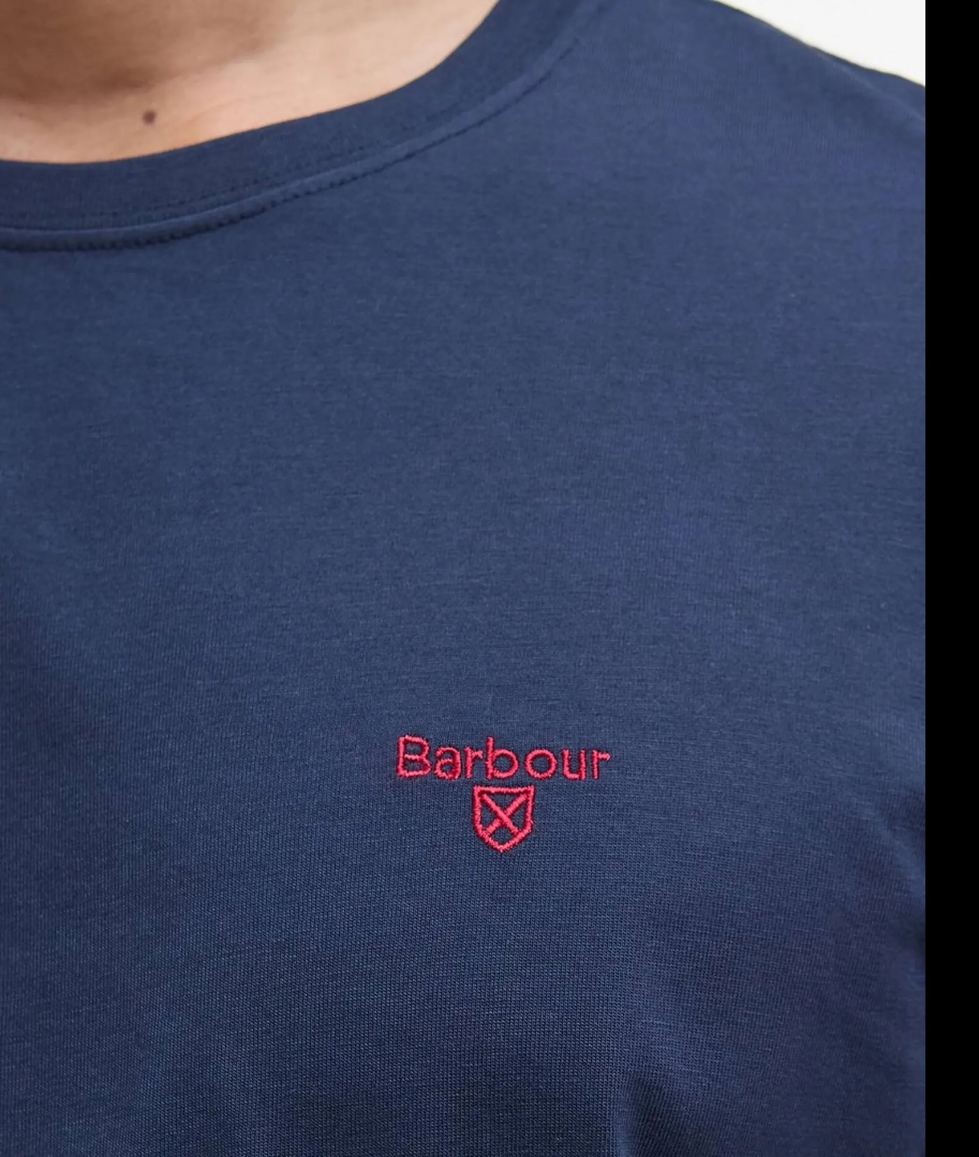 Barbour T-Shirt Essential Blu Mts0331 176106