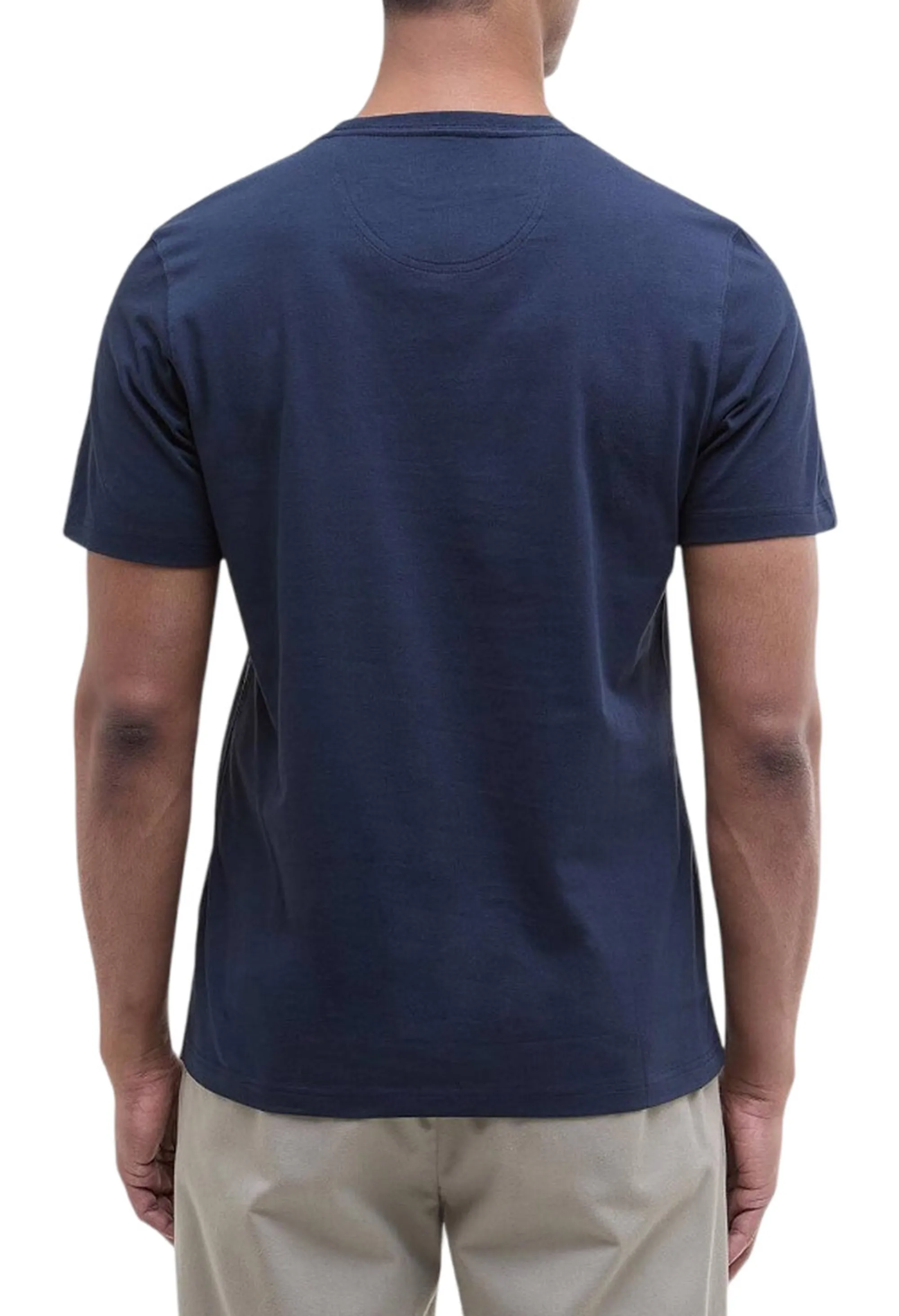 Barbour T-Shirt Essential Blu Mts0331 177060