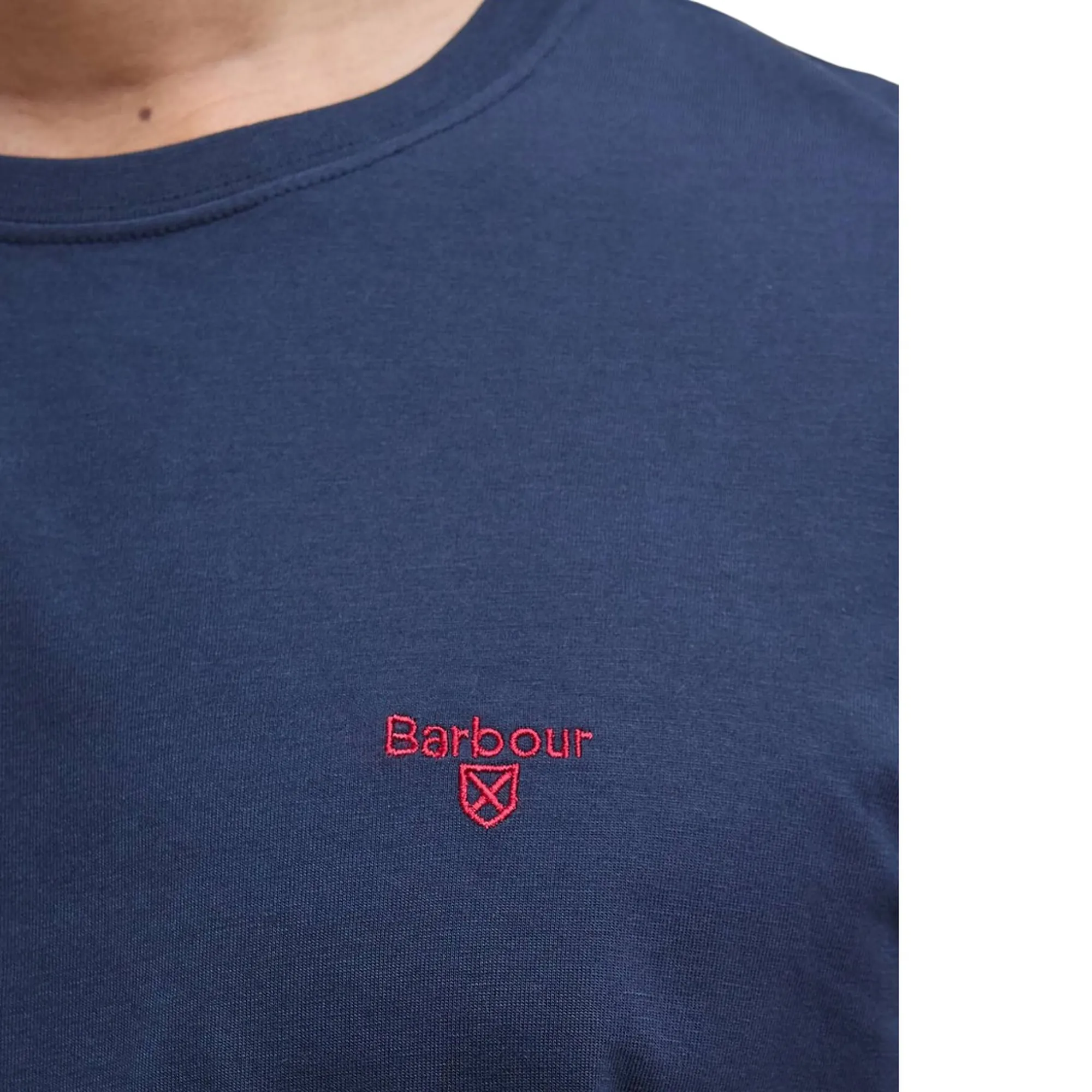 Barbour T-Shirt Essential Blu Mts0331 177068