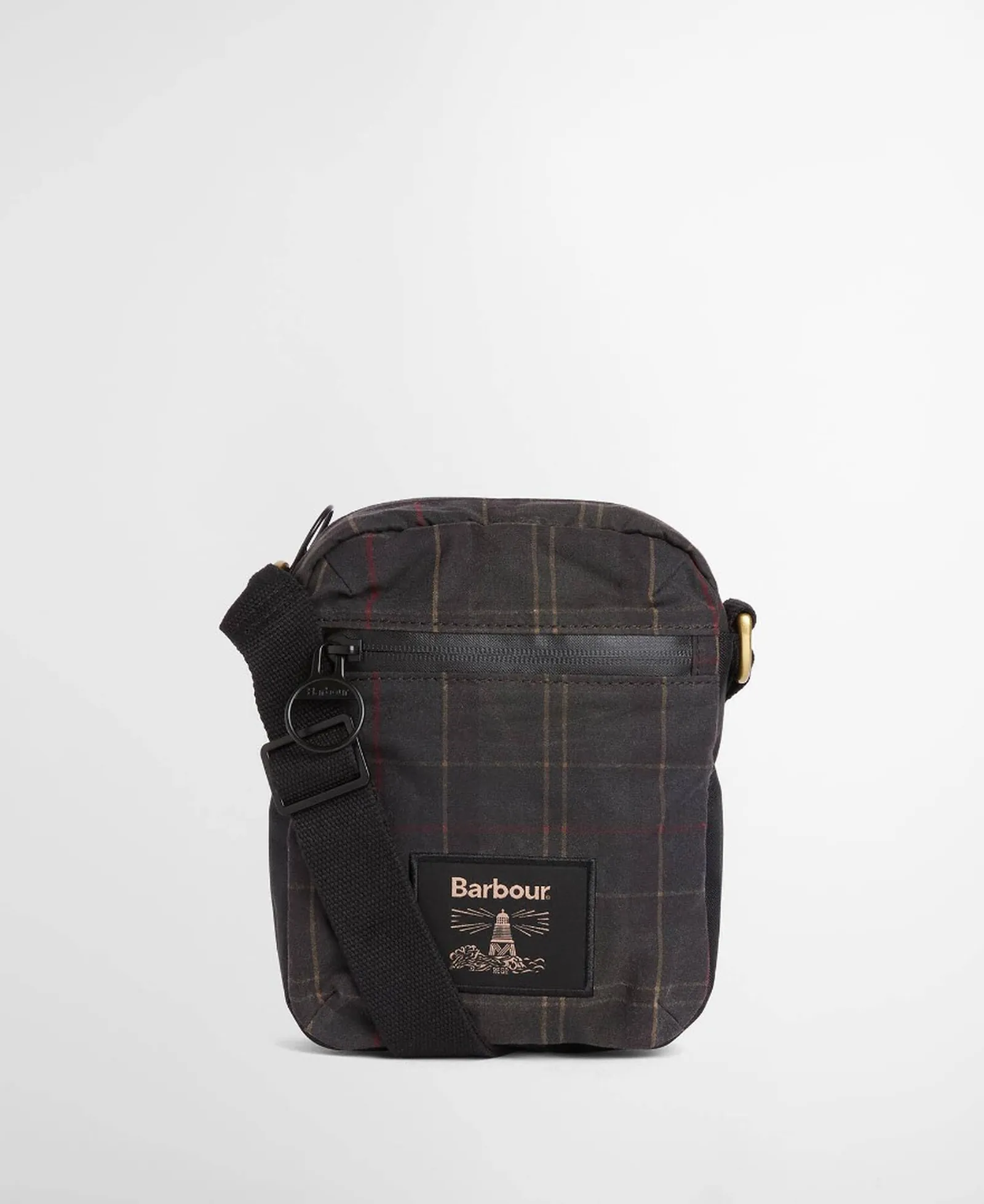 Barbour Tracolla Field In Tartan Cerato Grigio Scuro Uba0782 187219