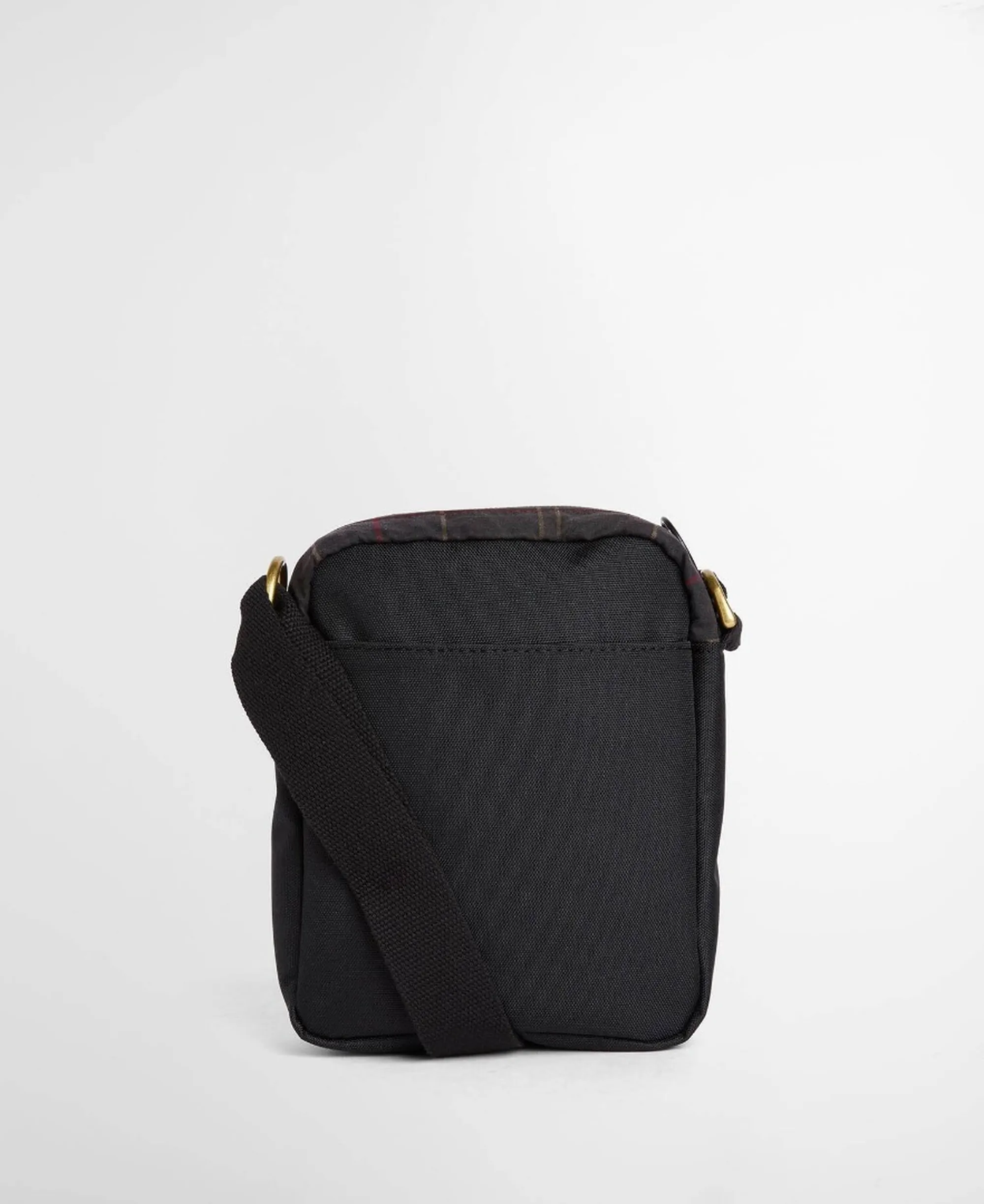 Barbour B'Field Shoulder Bag In Waxed Tartan' Dark Gray Uba0782 187220