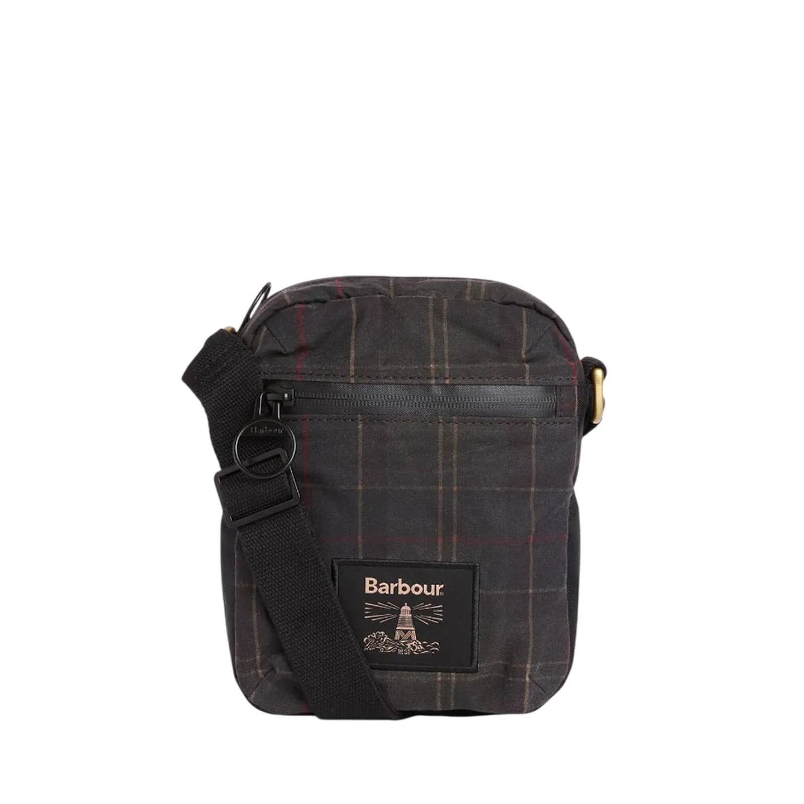 Barbour Tracolla Field In Tartan Cerato Grigio Scuro Uba0782 187821