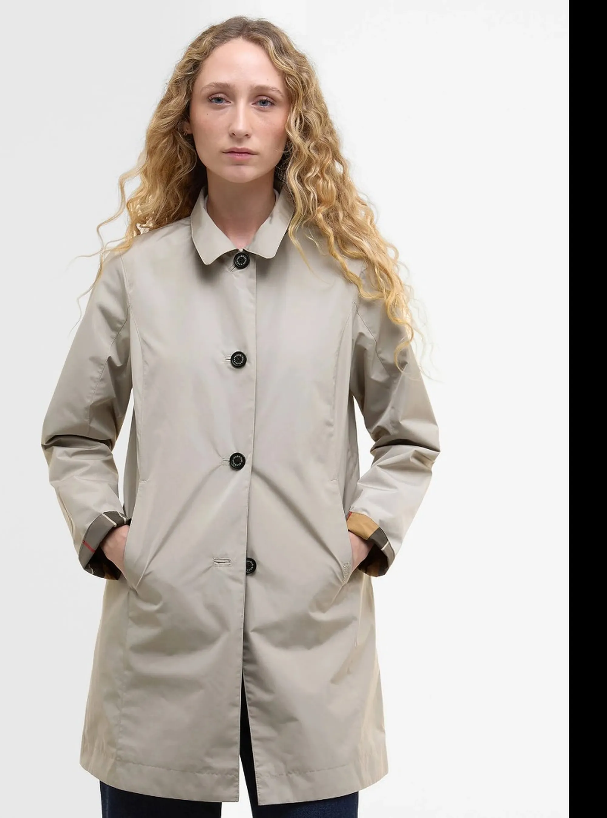 Barbour Trench Babbity Reversibile Beige Lps0233 176129