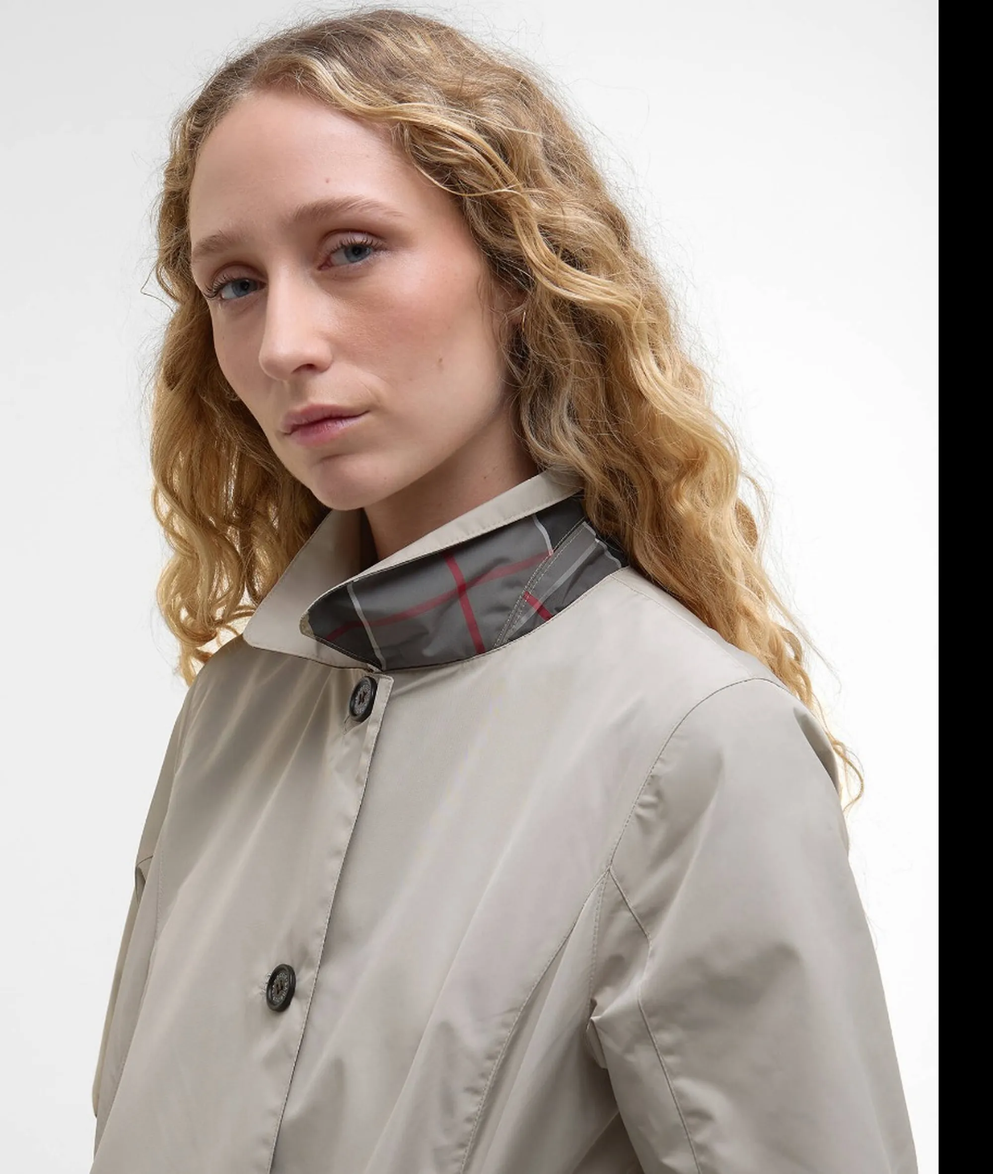 Barbour Trench Babbity Reversibile Beige Lps0233 176133