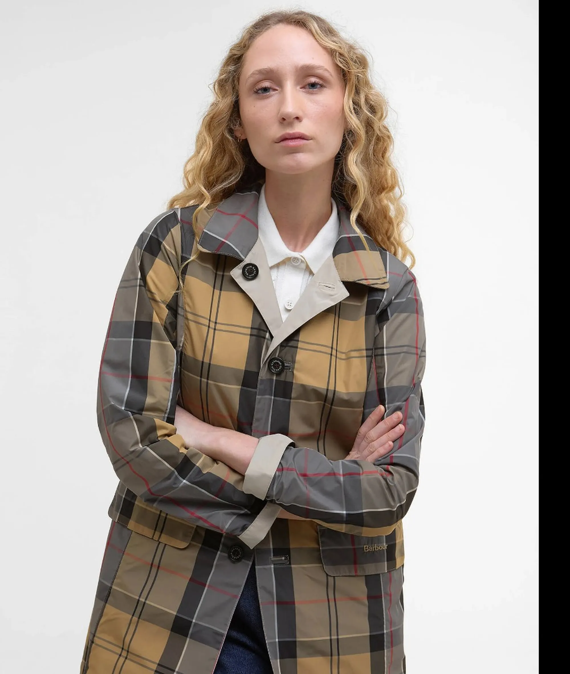 Barbour Trench Babbity Reversibile Beige Lps0233 176135