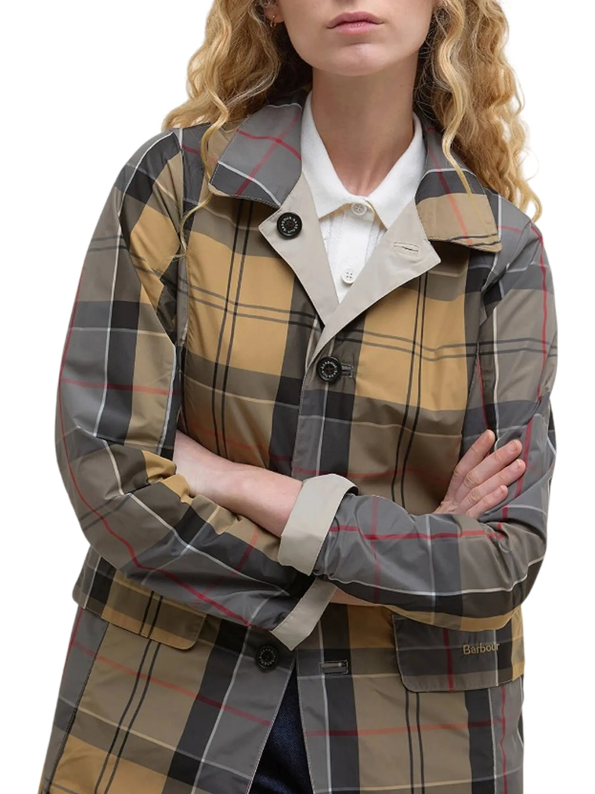 Barbour B'Reversible Babbity Trench Coat' Beige Lps0233 176292