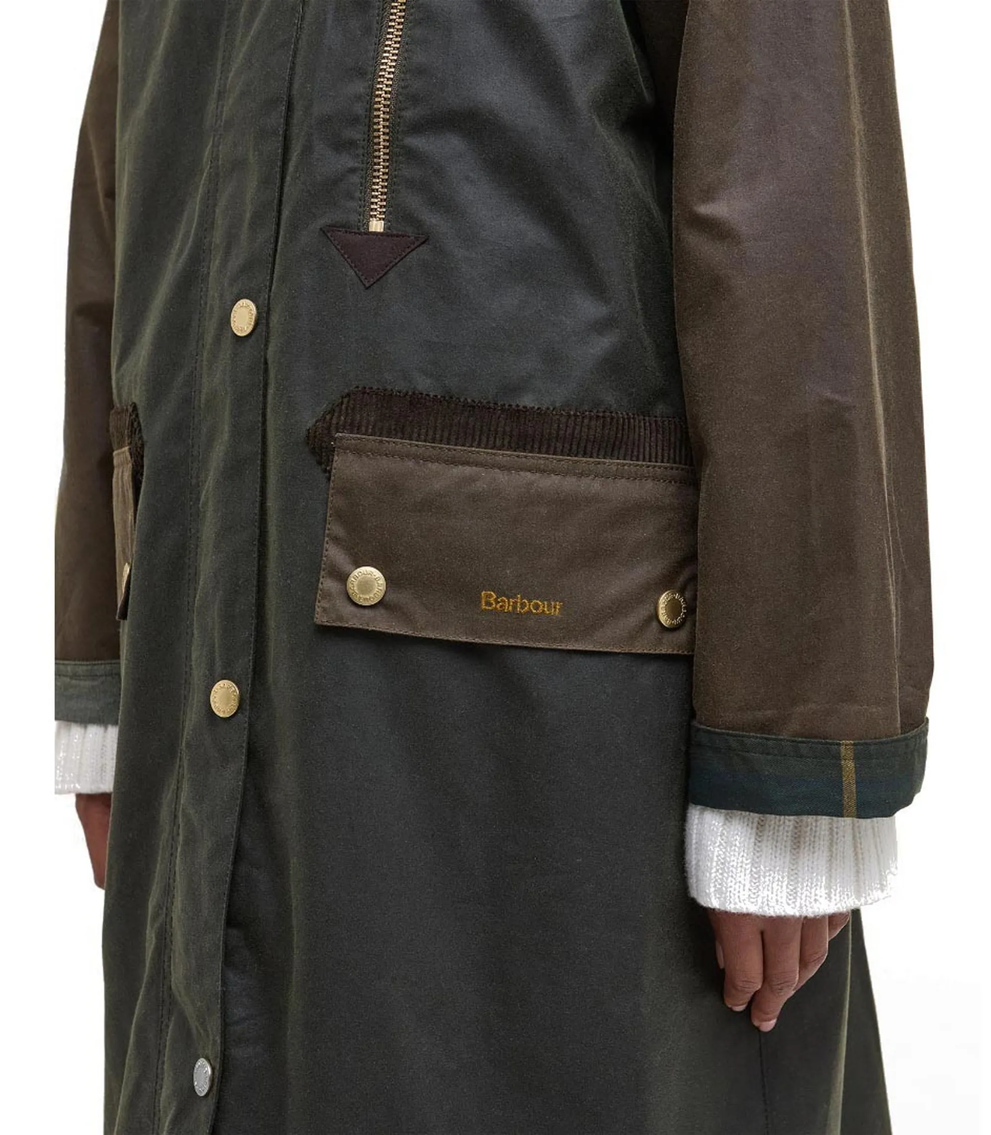 Barbour B'Trench Evette Wax' Olive Lwx1485 160289