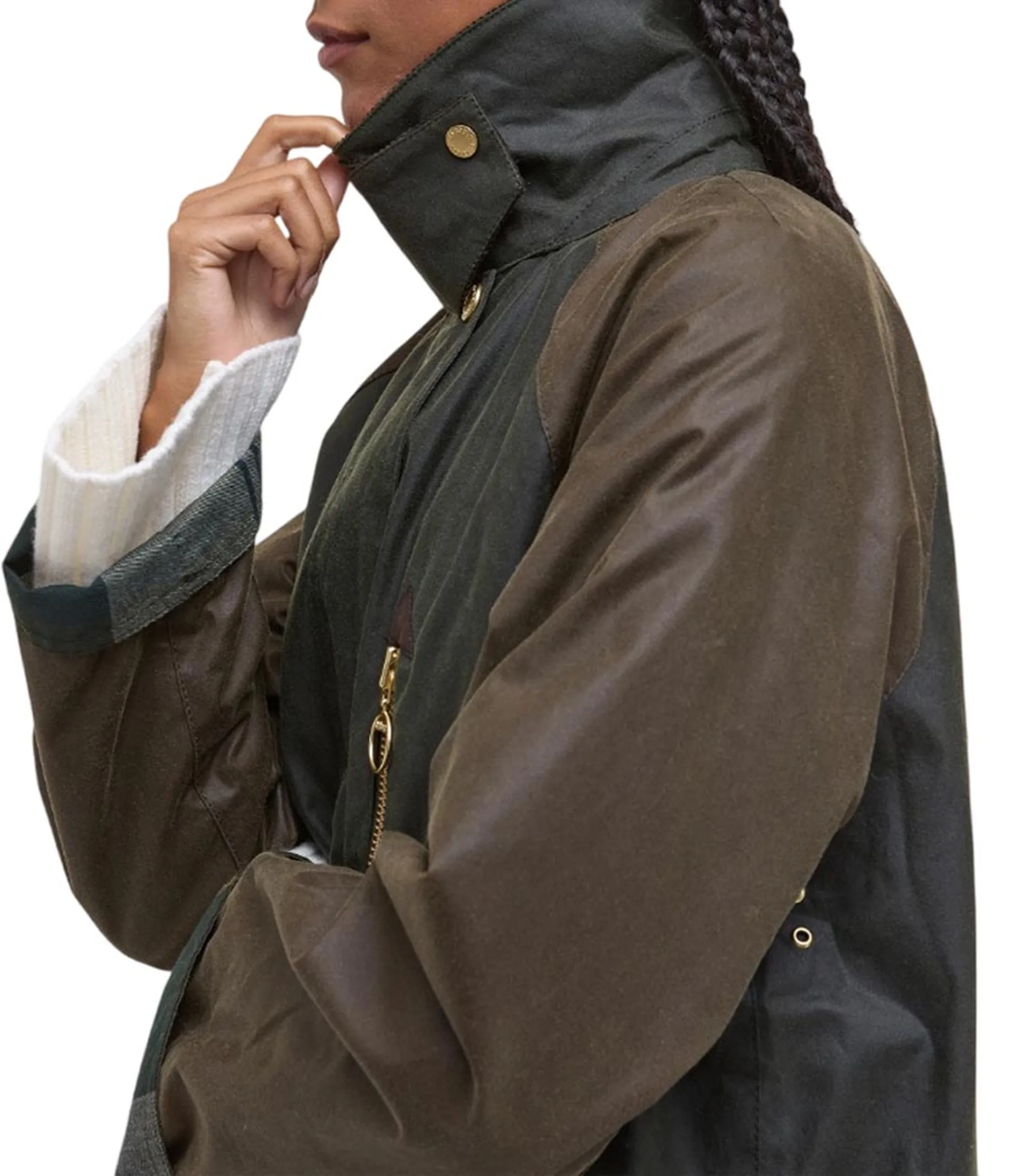 Barbour B'Trench Evette Wax' Olive Lwx1485 160293