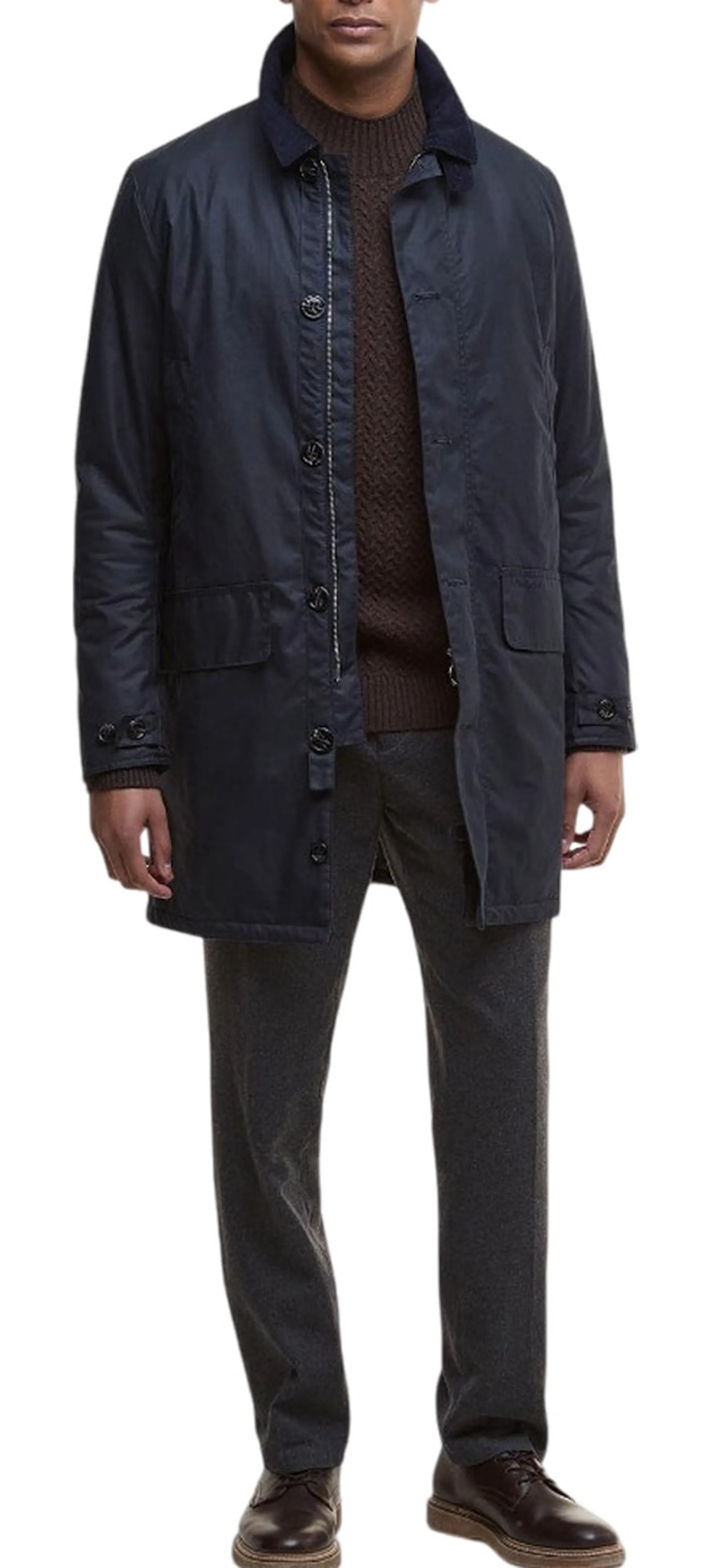 Barbour Trench Mac Wax Blu Mwx1861 166480