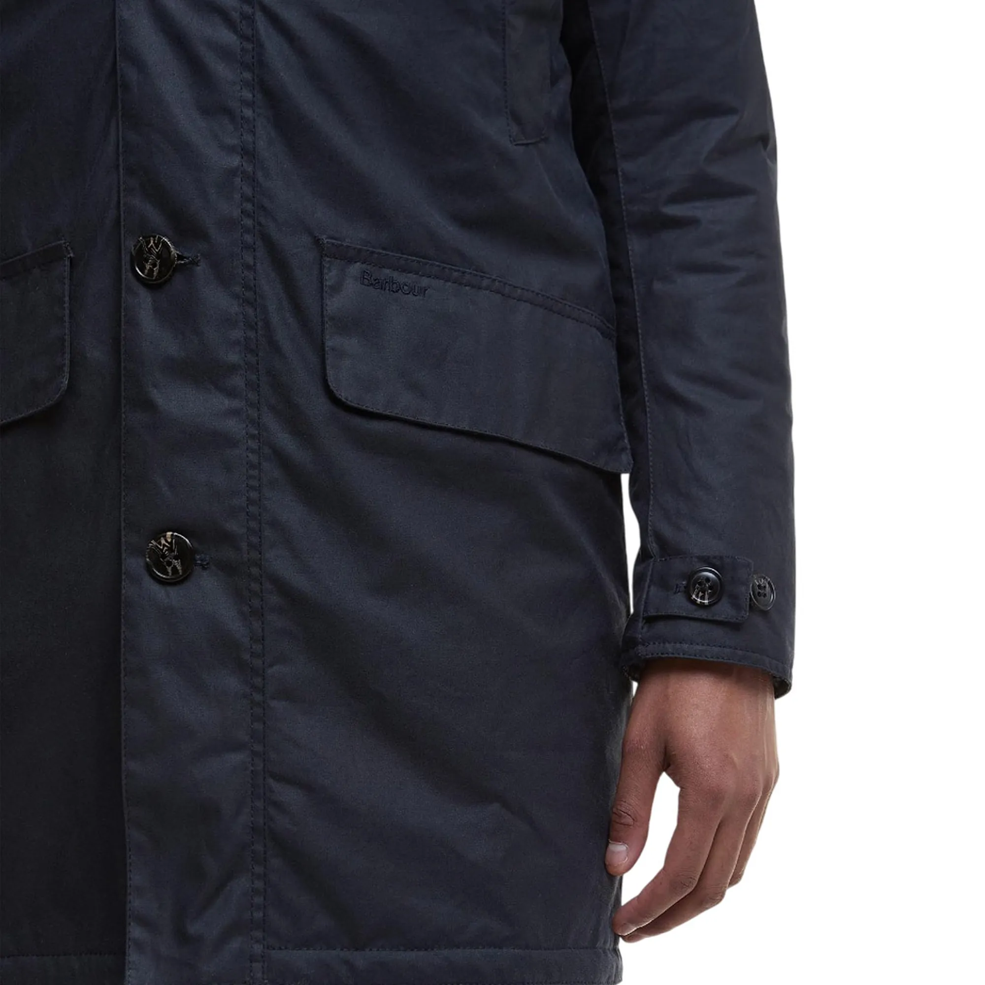 Barbour Trench Mac Wax Blu Mwx1861 166486