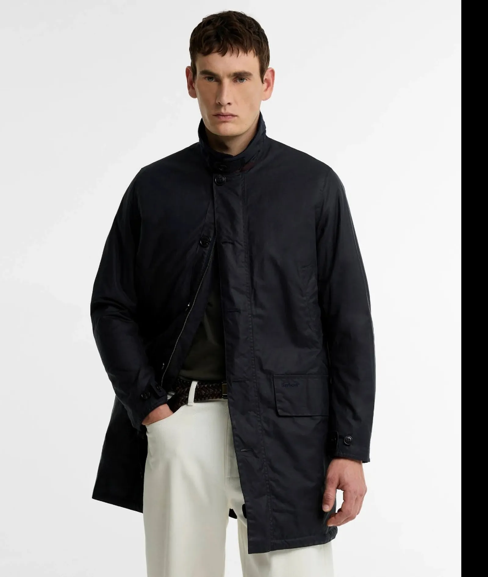 Barbour Trench Mac Wax Blu Mwx1861 195813