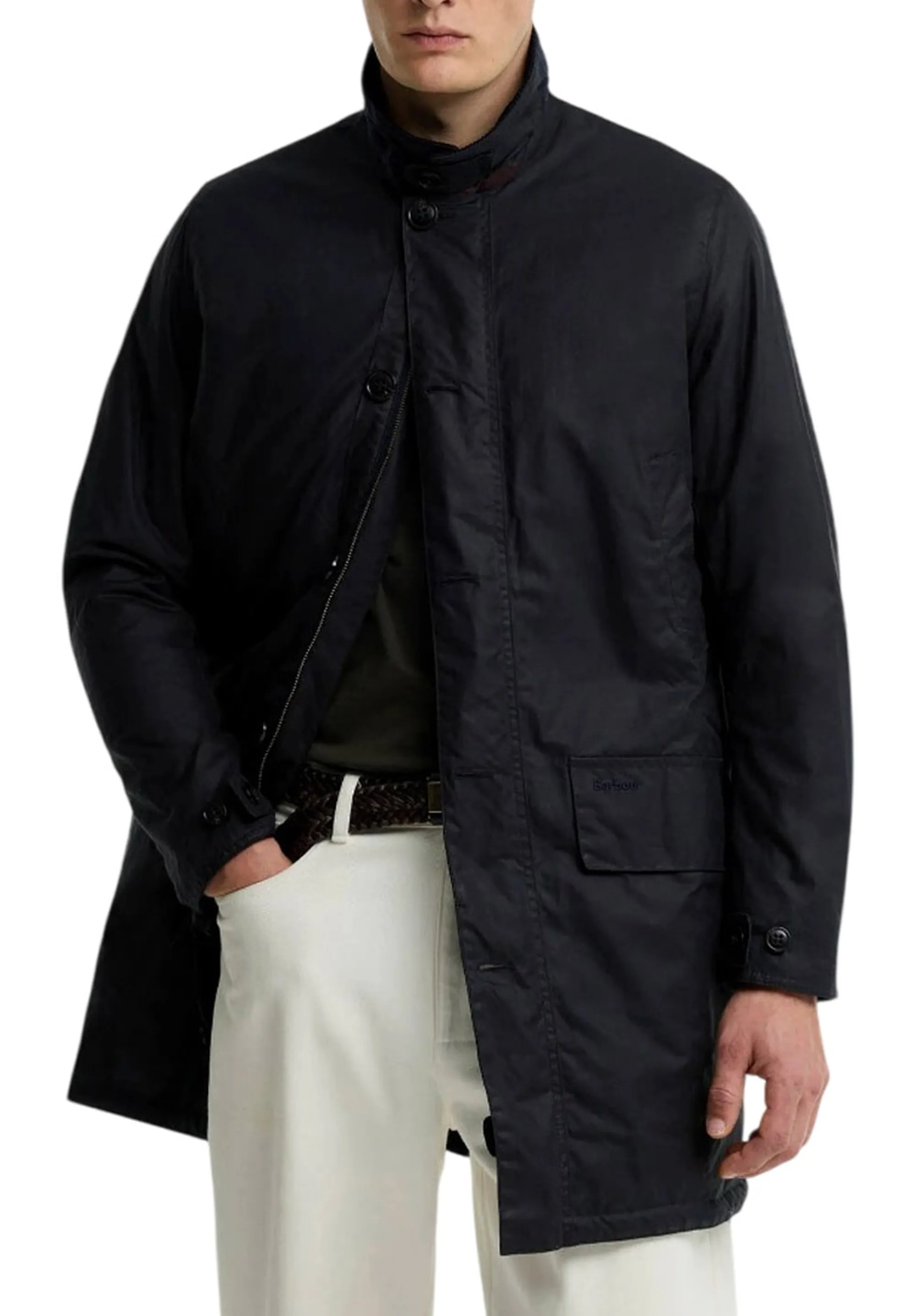 Barbour B'Mac Wax Trench' Blu Mwx1861 196081
