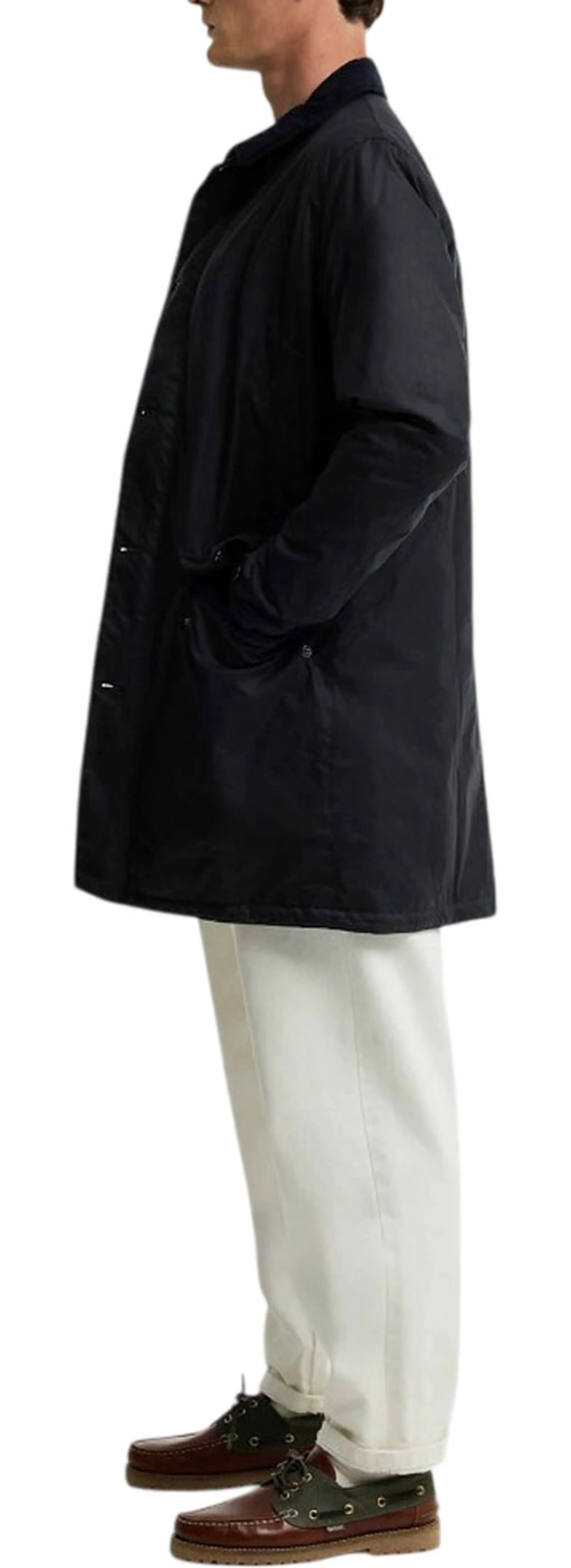 Barbour B'Mac Wax Trench' Blu Mwx1861 196083