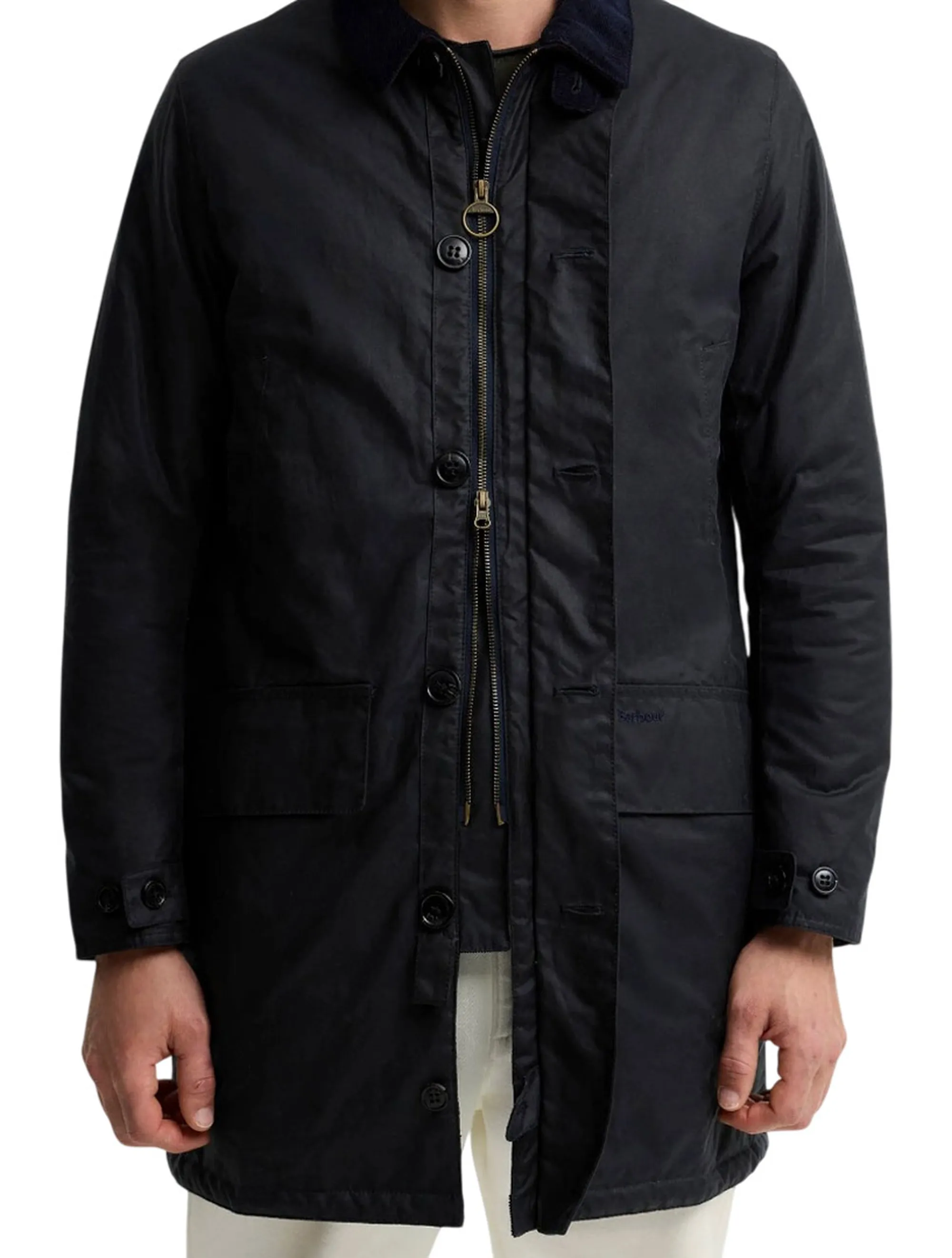Barbour B'Mac Wax Trench' Blu Mwx1861 196084