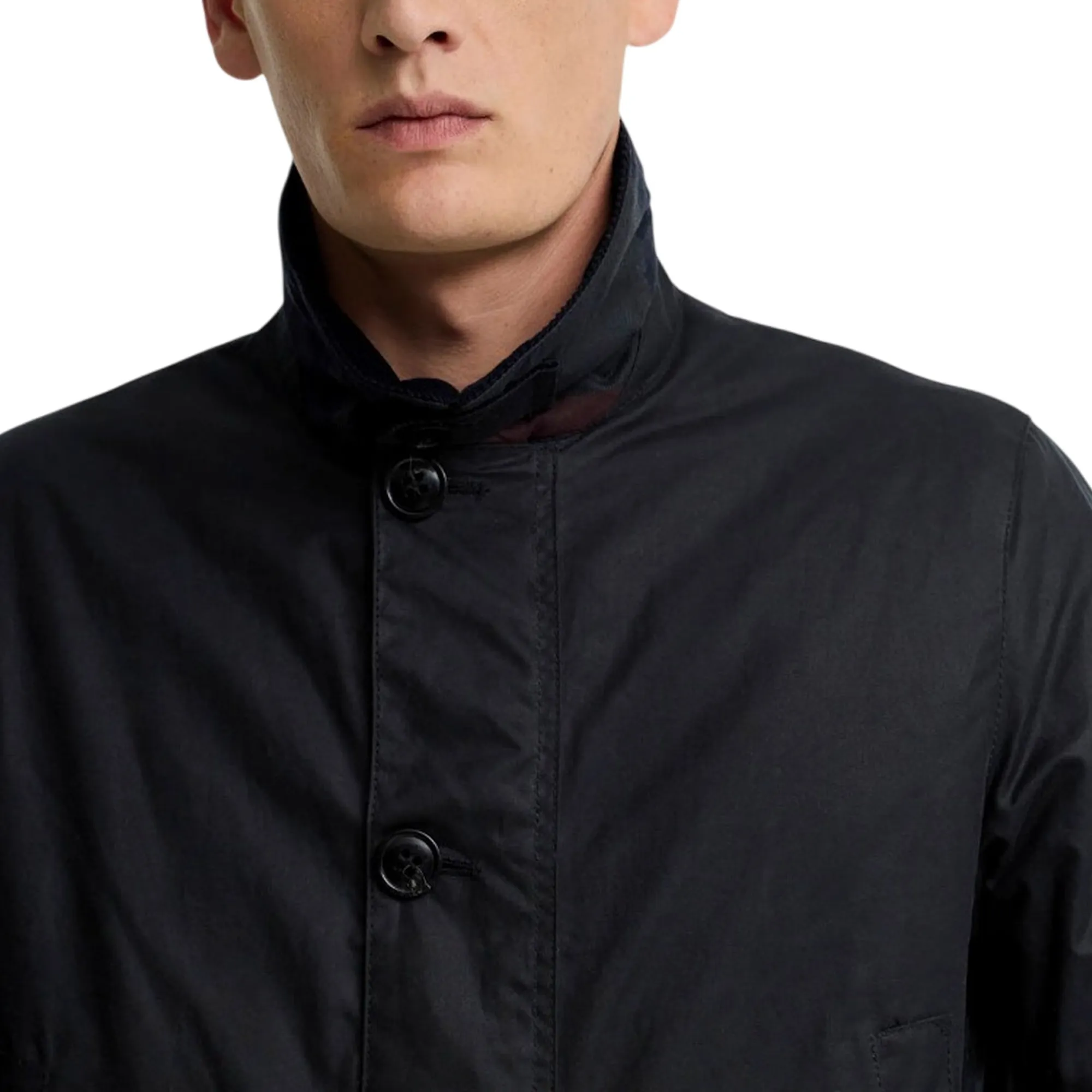 Barbour B'Mac Wax Trench' Blu Mwx1861 196085