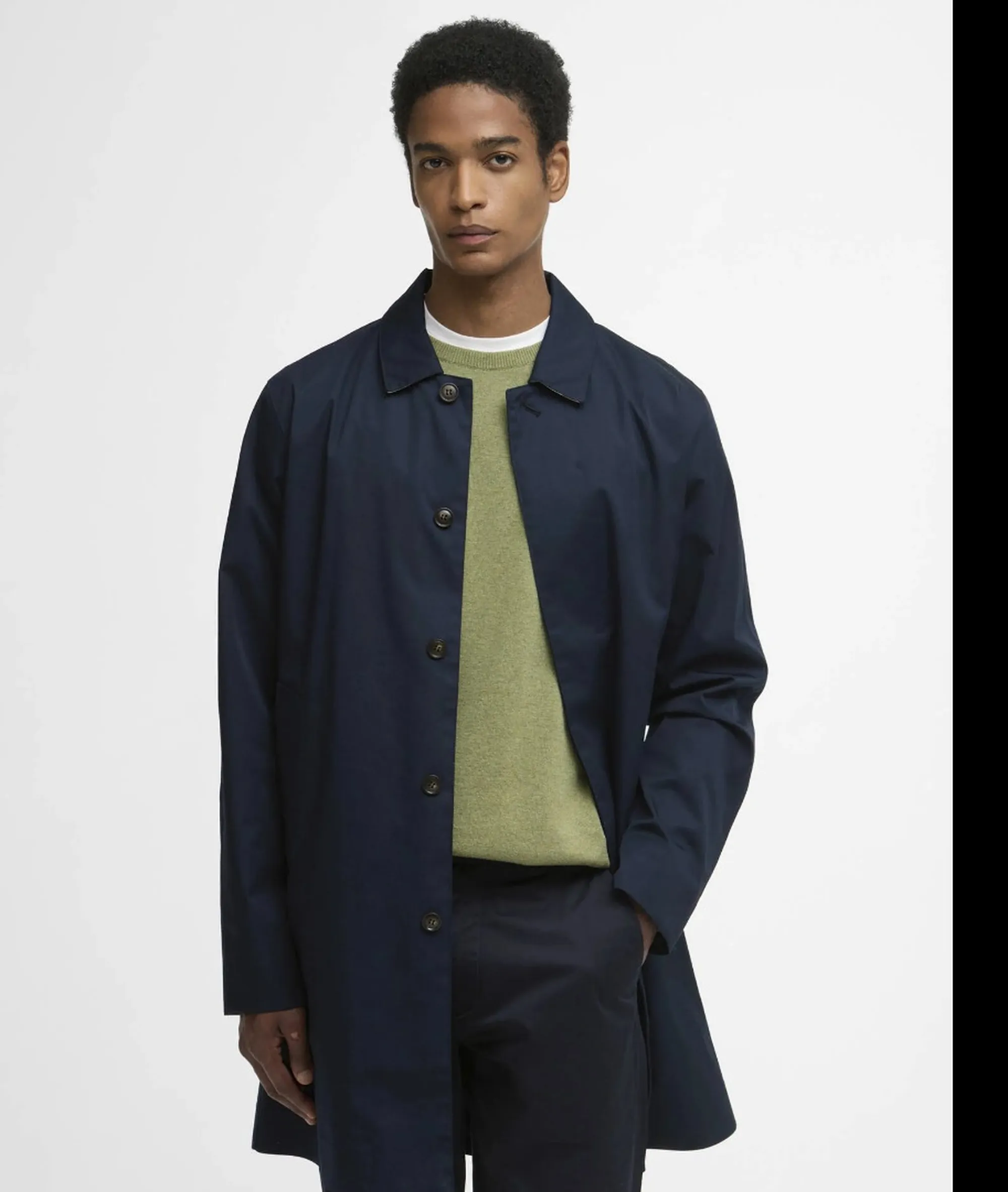 Barbour Trench Rokig Blu Mwb0856 176092