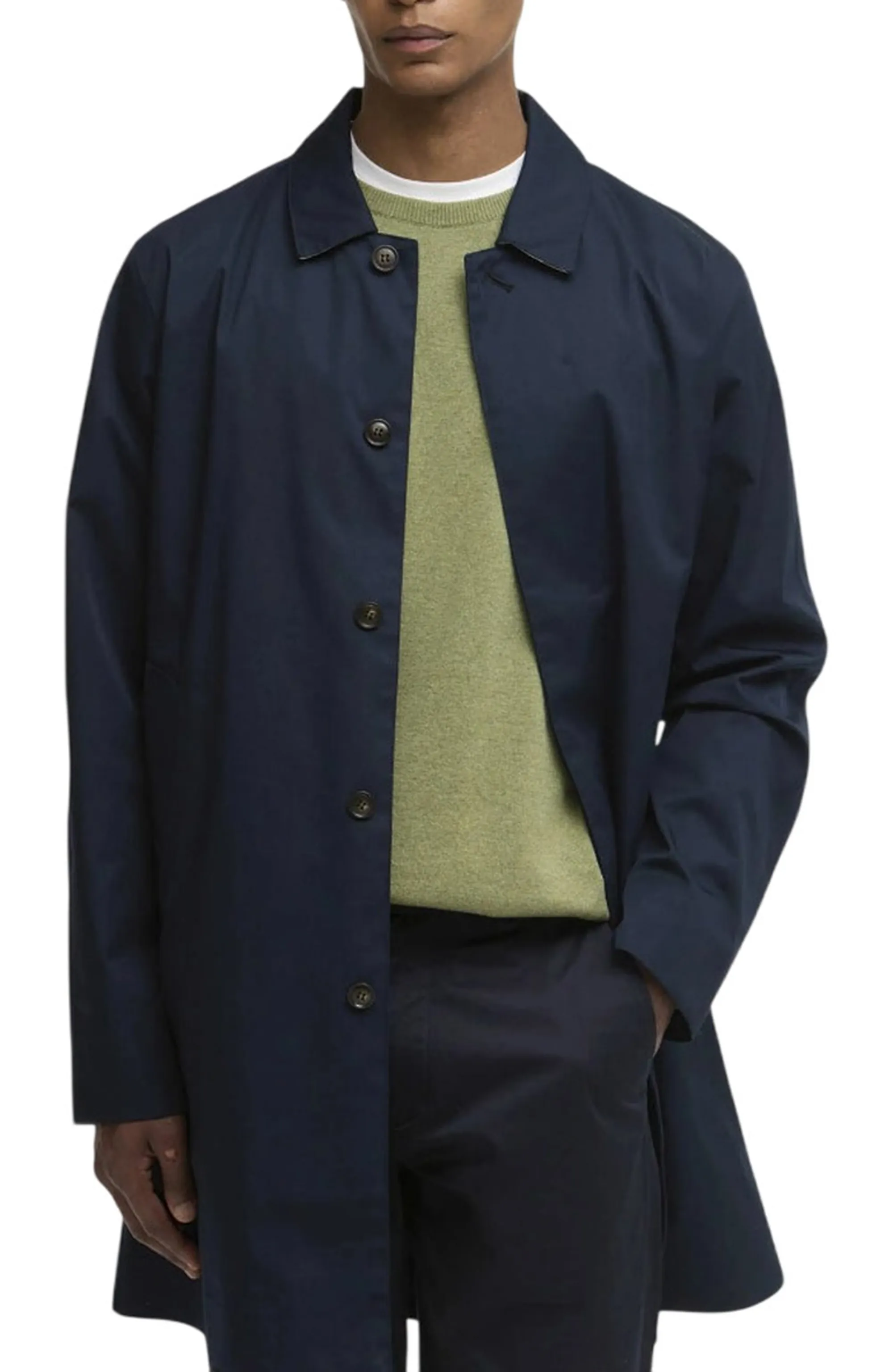 Barbour Trench Rokig Blu Mwb0856 176652