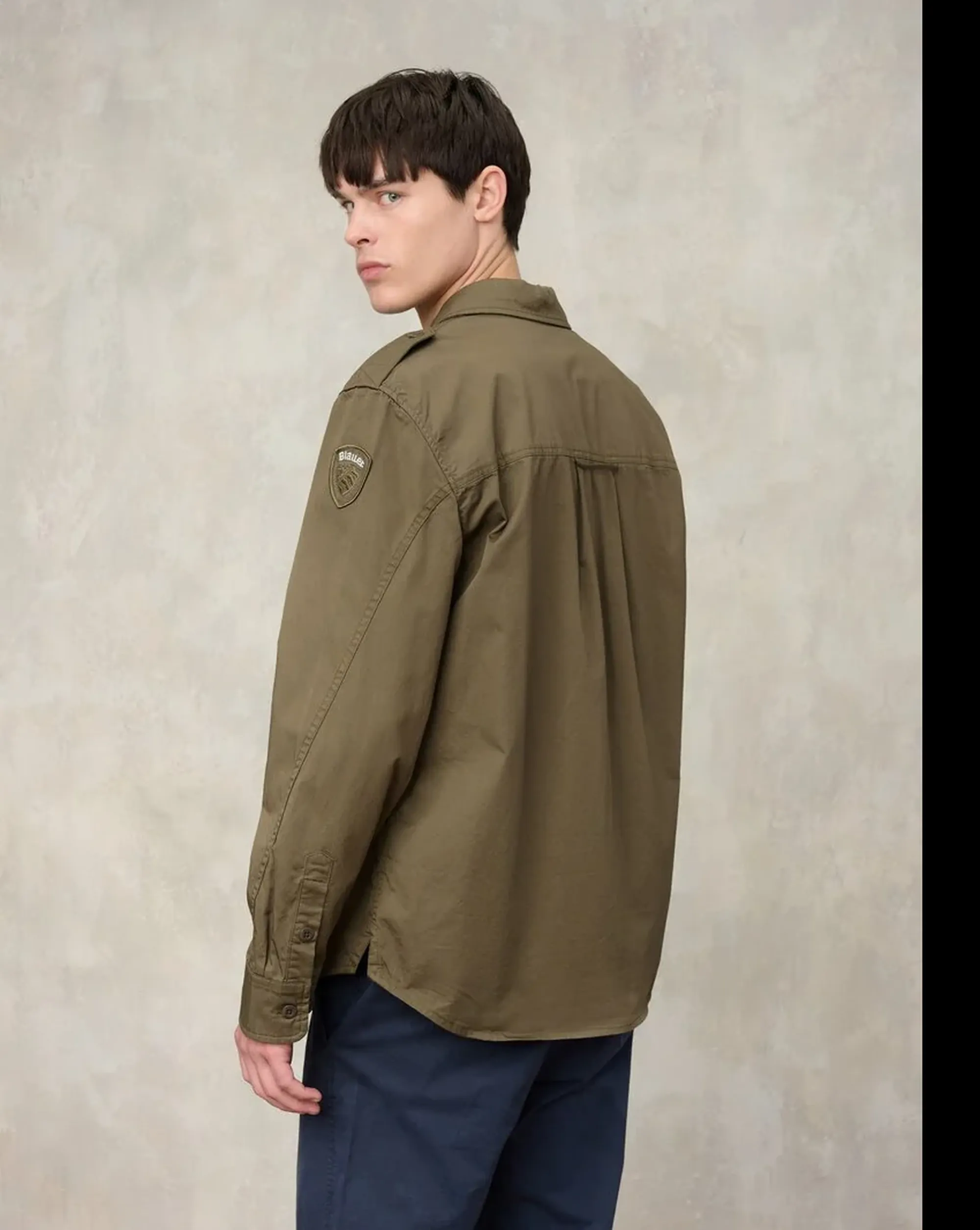 Blauer B'Langley Shirt' Green 26Sblus01358 178739